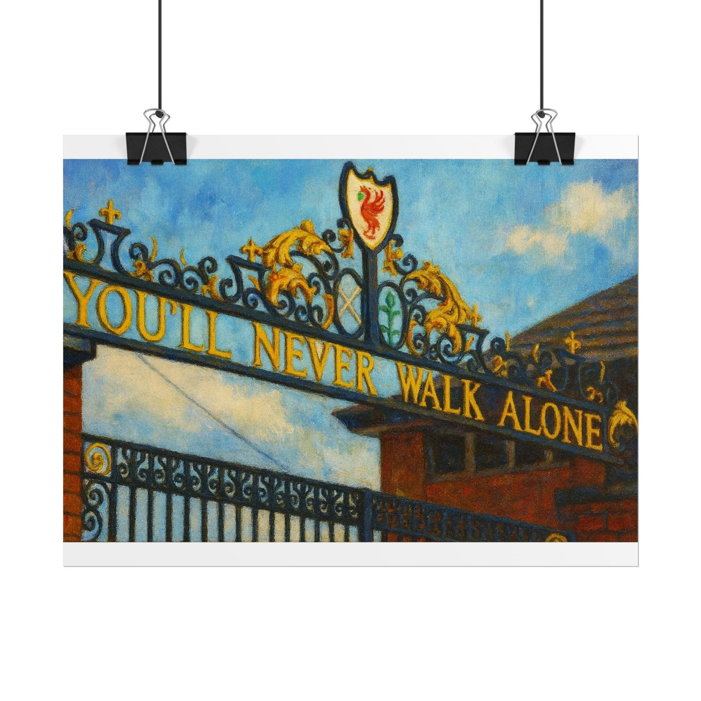 Liverpool FC Shankly Gates Art Poster