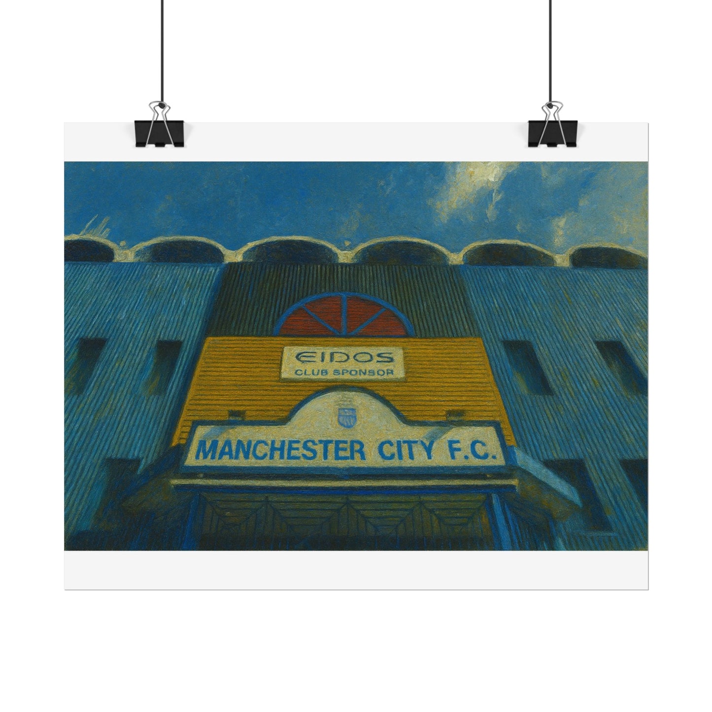 Manchester City F.C. Maine Road Rolled Poster