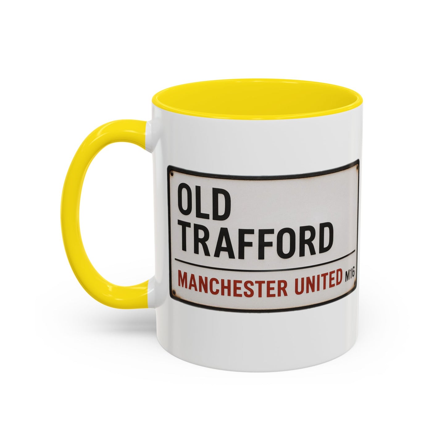 Manchester United Old Trafford Road Sign Mug
