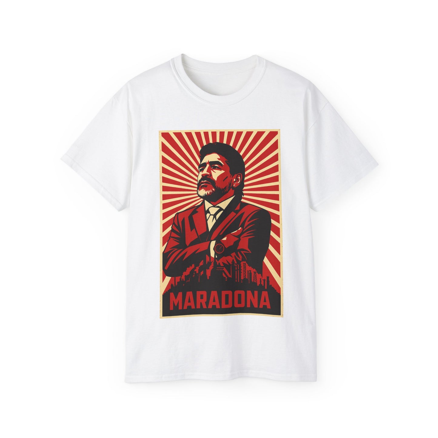 Maradona Propaganda Poster T-Shirt - Argentina