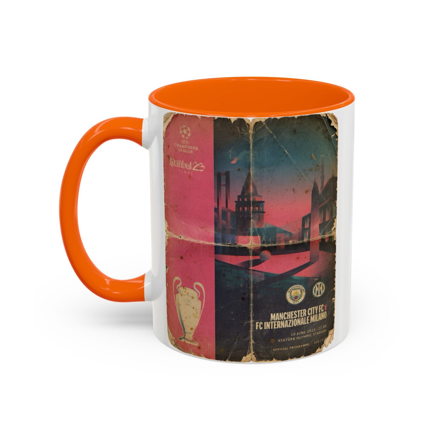 2023 UCL European Cup Final Poster Accent Coffee Mug (11, 15oz)