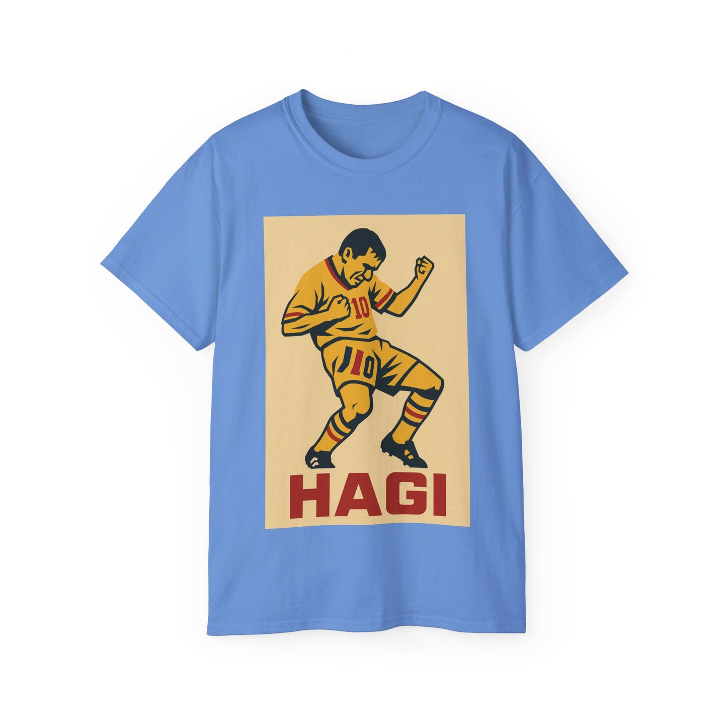 Gheorghe Hagi Propaganda Poster - Romania