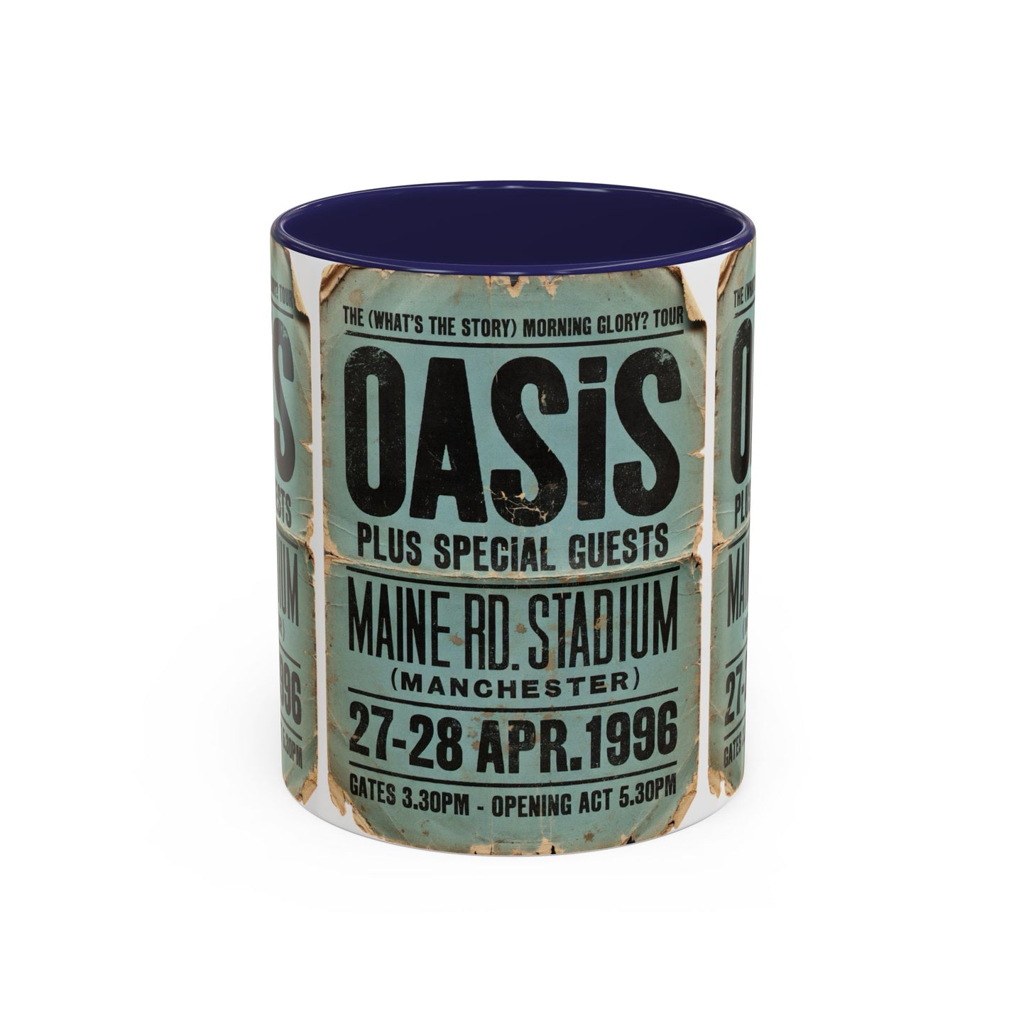 Oasis Maine Road 1996 Poster Coffee Mug (11, 15oz)