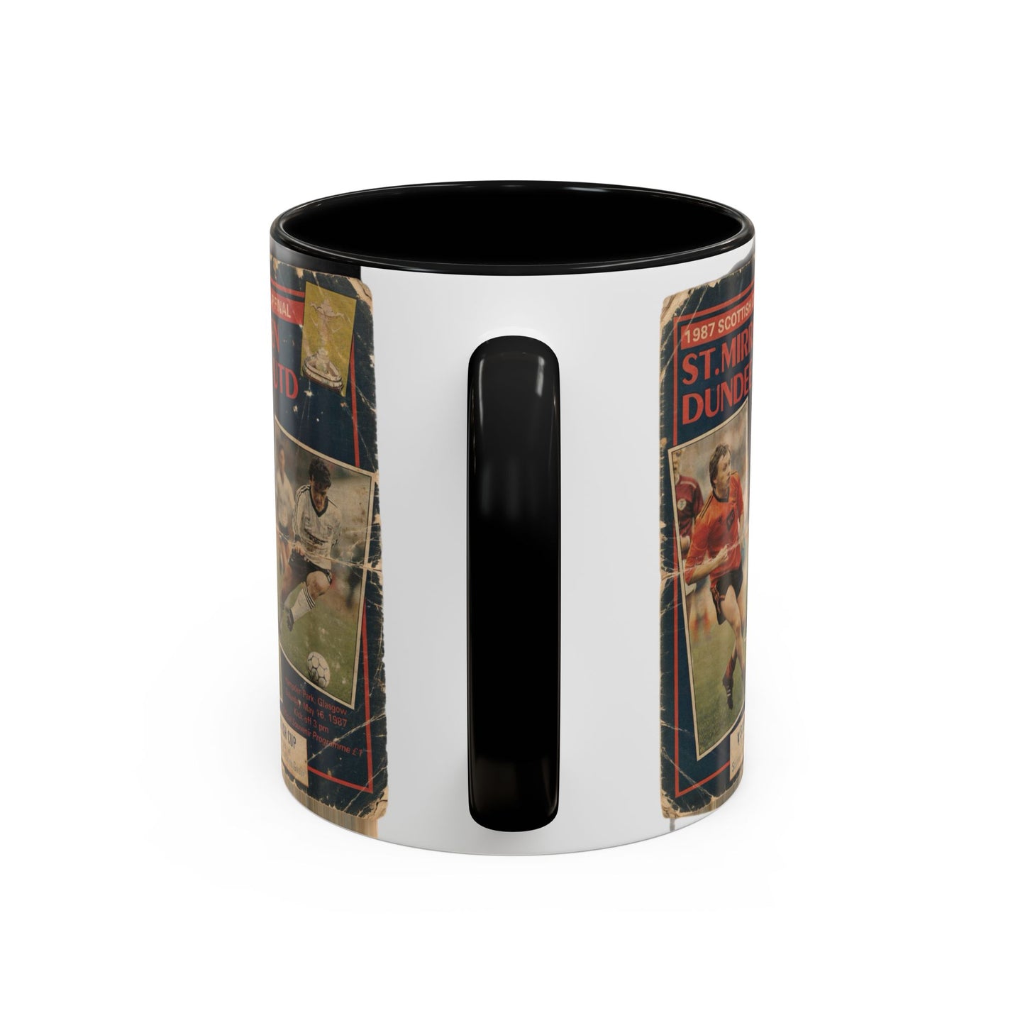 1987 Scottish Cup Final St Mirren Dundee United Programme Poster Accent Coffee Mug (11, 15oz)
