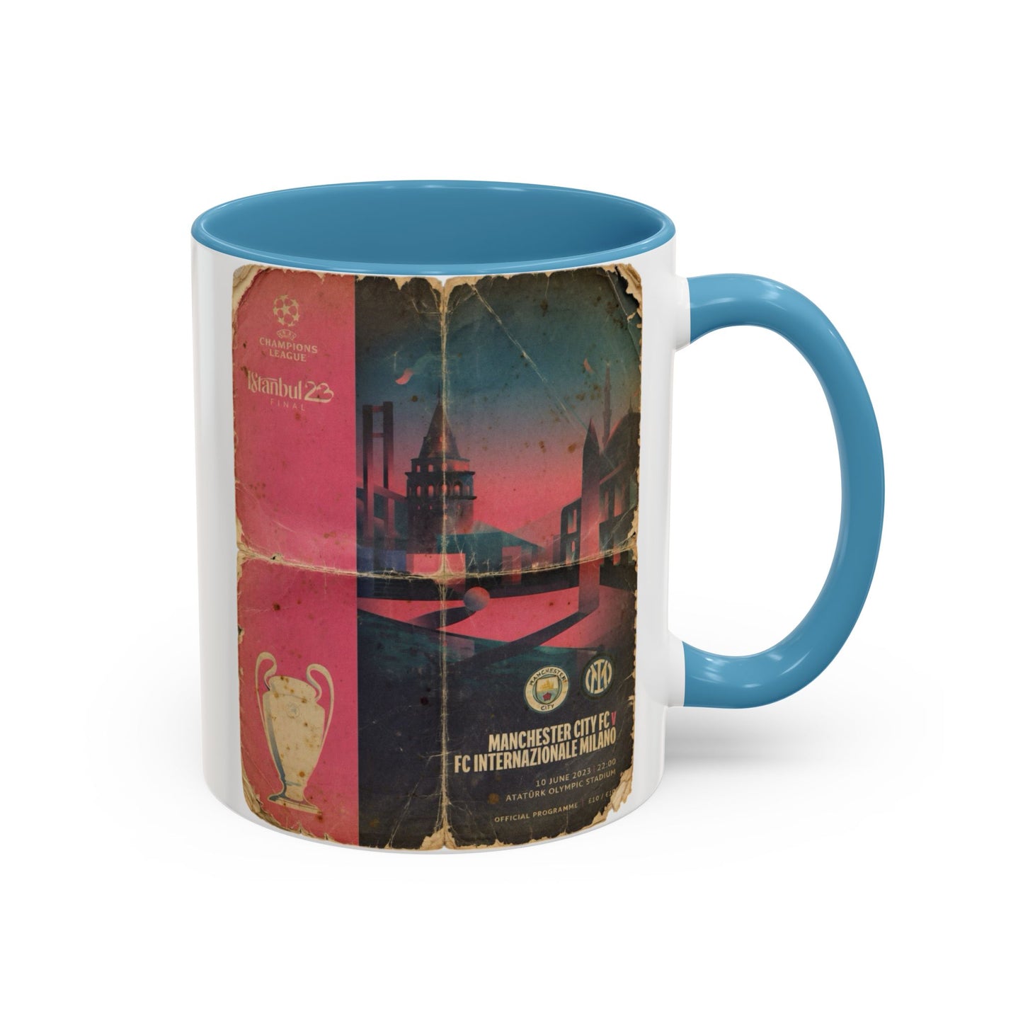 2023 UCL European Cup Final Poster Accent Coffee Mug (11, 15oz)