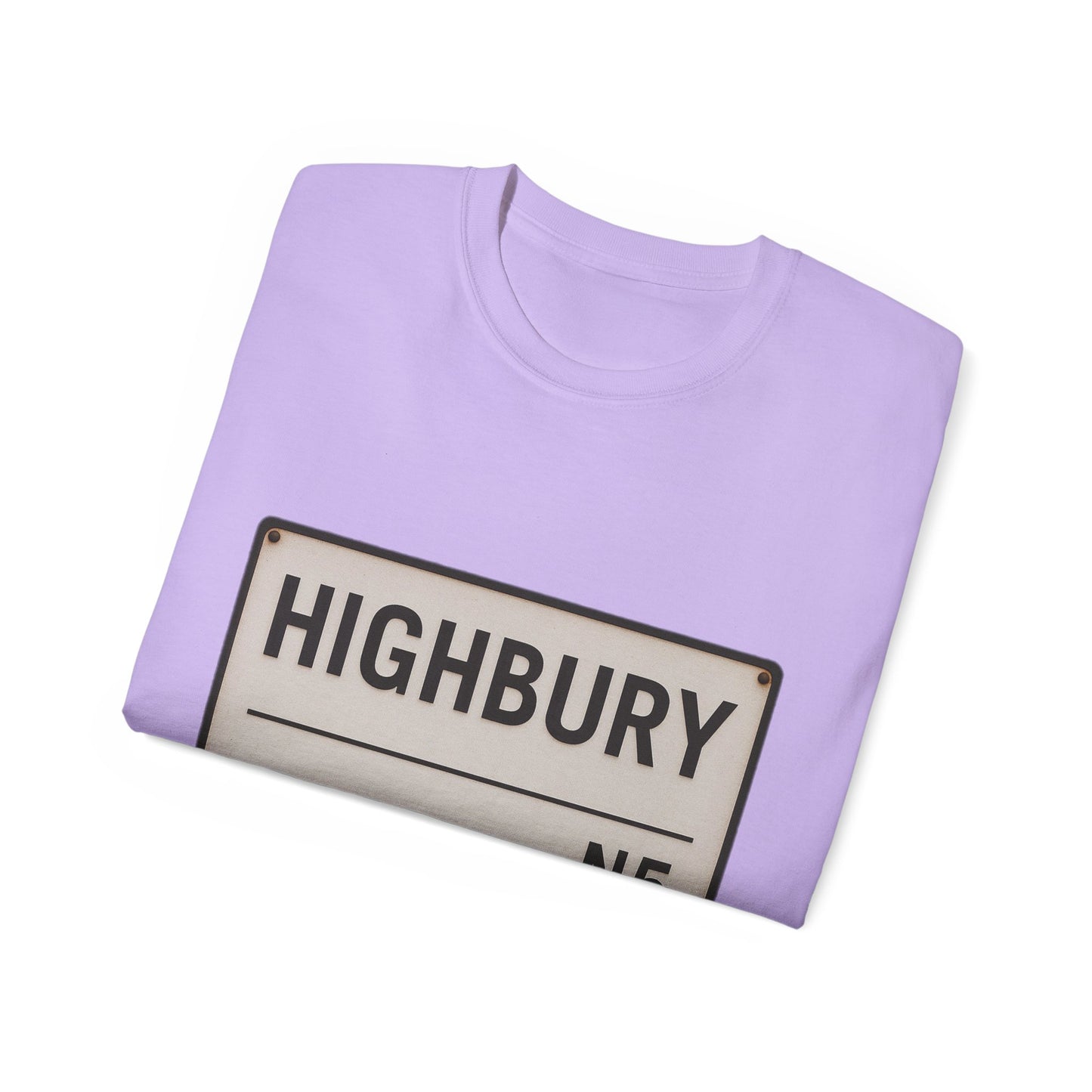 Highbury N5 Arsenal Road Sign T-Shirt