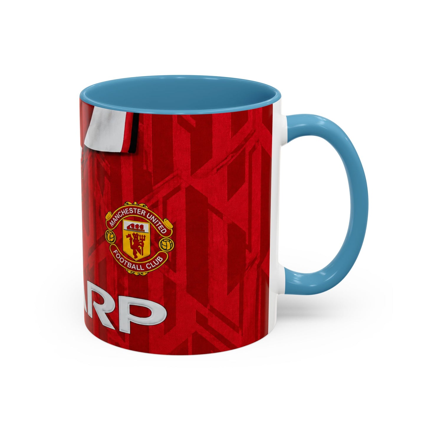 Manchester United 1992 - 94 Shirt Accent Coffee Mug (11, 15oz)
