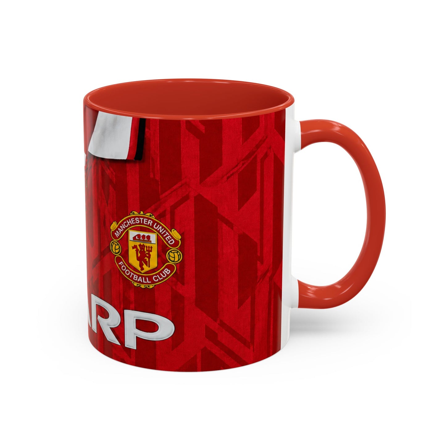 Manchester United 1992 - 94 Shirt Accent Coffee Mug (11, 15oz)