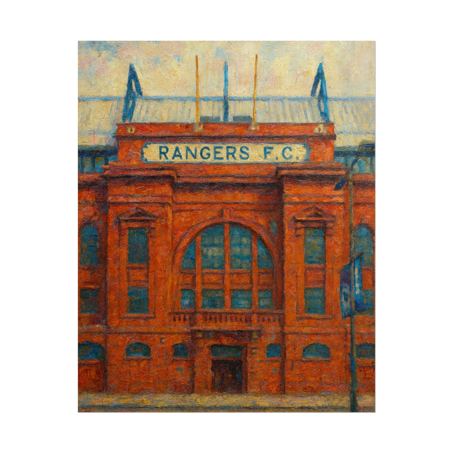 Ibrox Stadium Rangers FC Rolled Posters