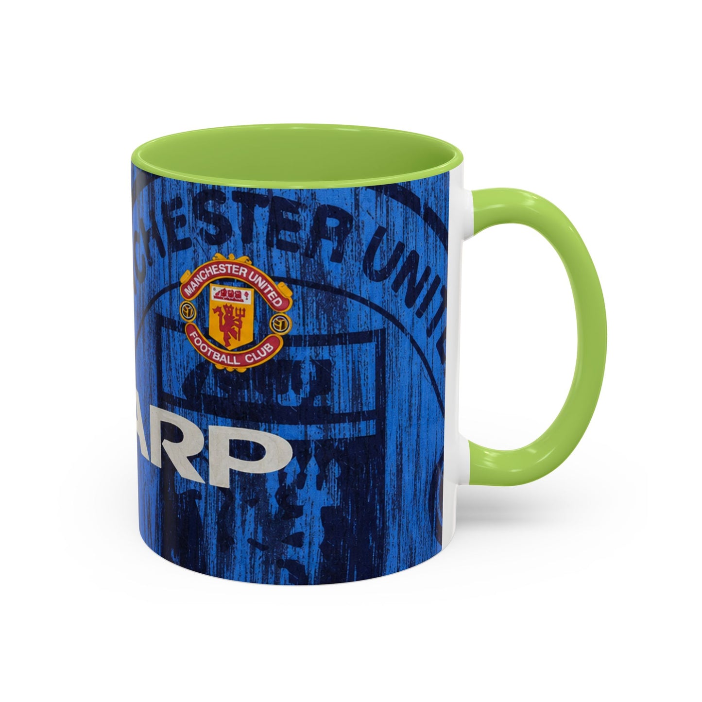 Manchester United 1992-93 Away Shirt Accent Coffee Mug (11, 15oz)
