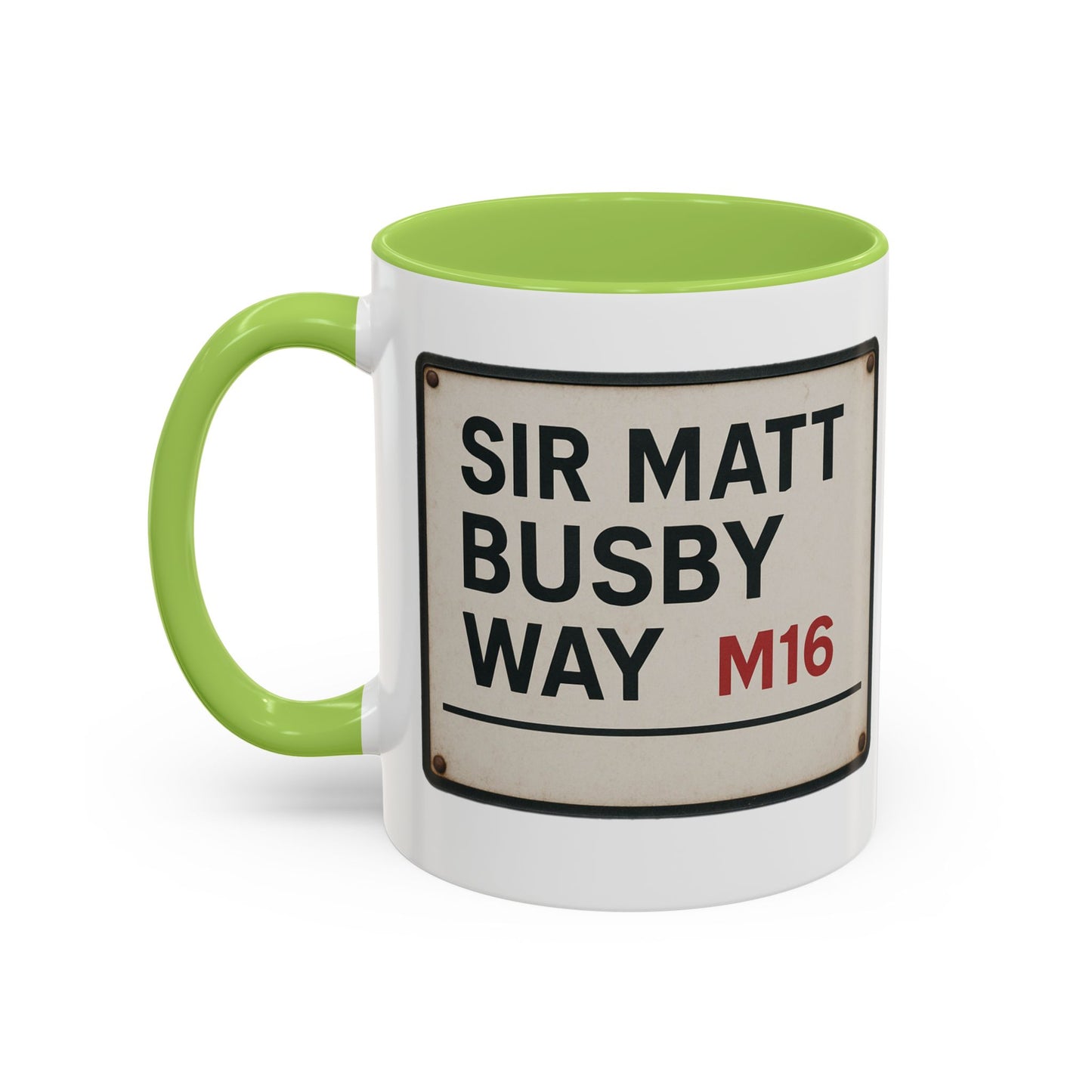 Sir Matt Busby Way Manchester United Mug