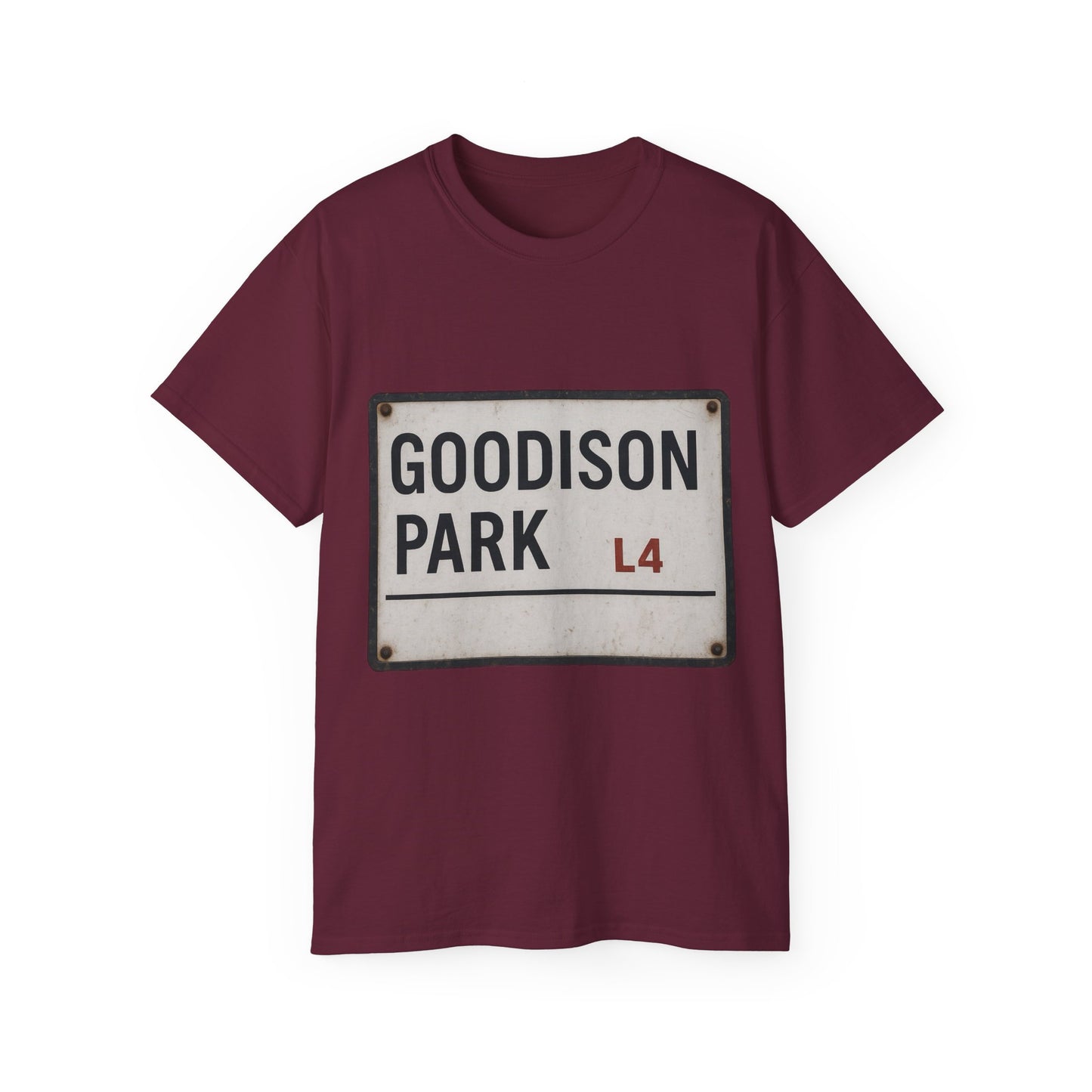 Goodison Park Everton Road Sign T-Shirt