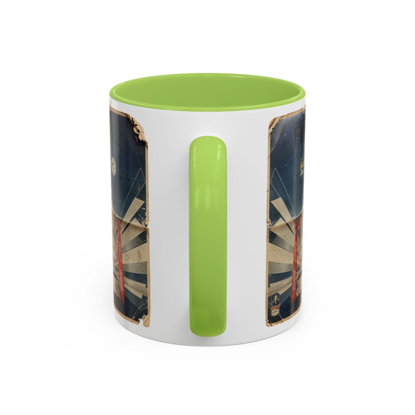 2013 FA Cup Final Manchester City Wigan Athletic Programme Poster Accent Coffee Mug (11, 15oz)