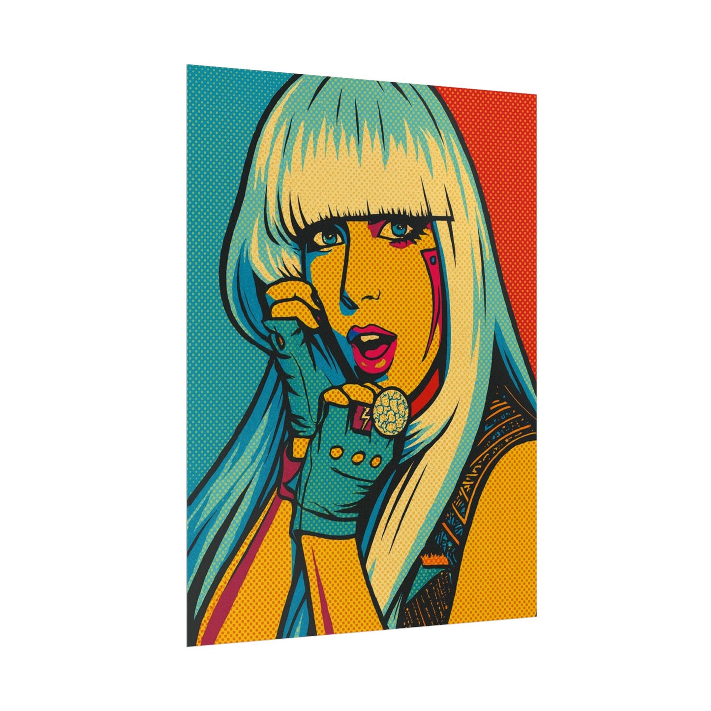 Lady G a g a Pop Art Poster
