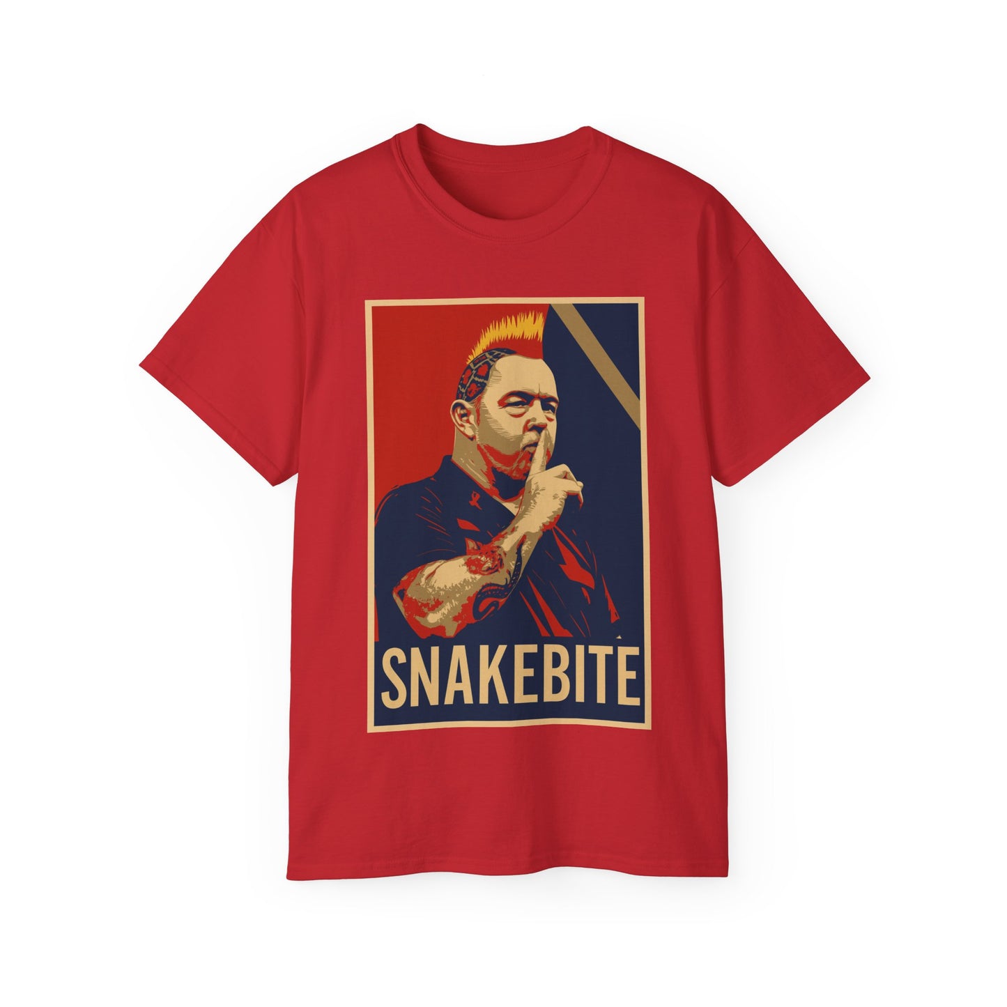 Peter Wright Snakebite Shhh Darts T-Shirt