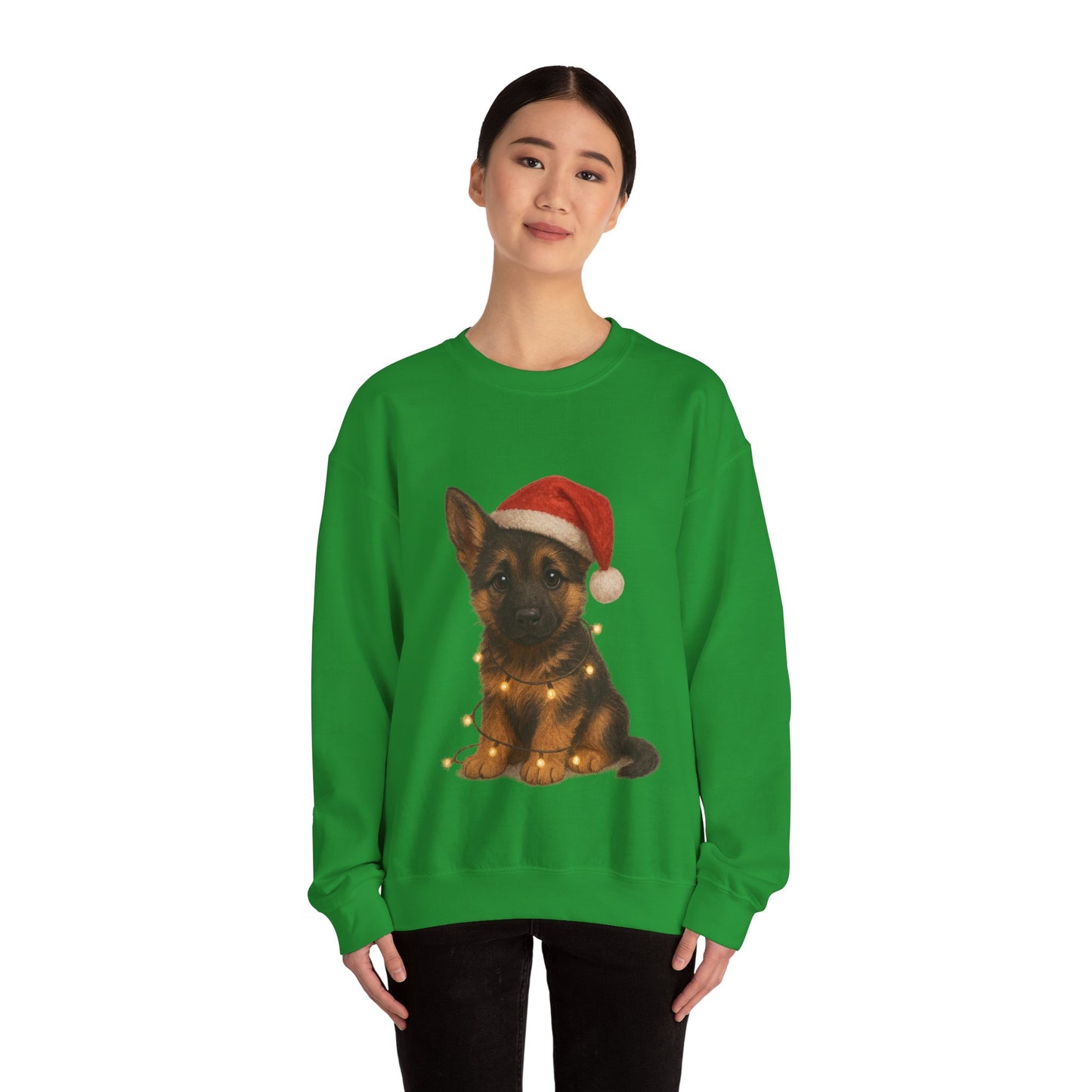 Christmas German Shepherd Puppy Sweatshirt