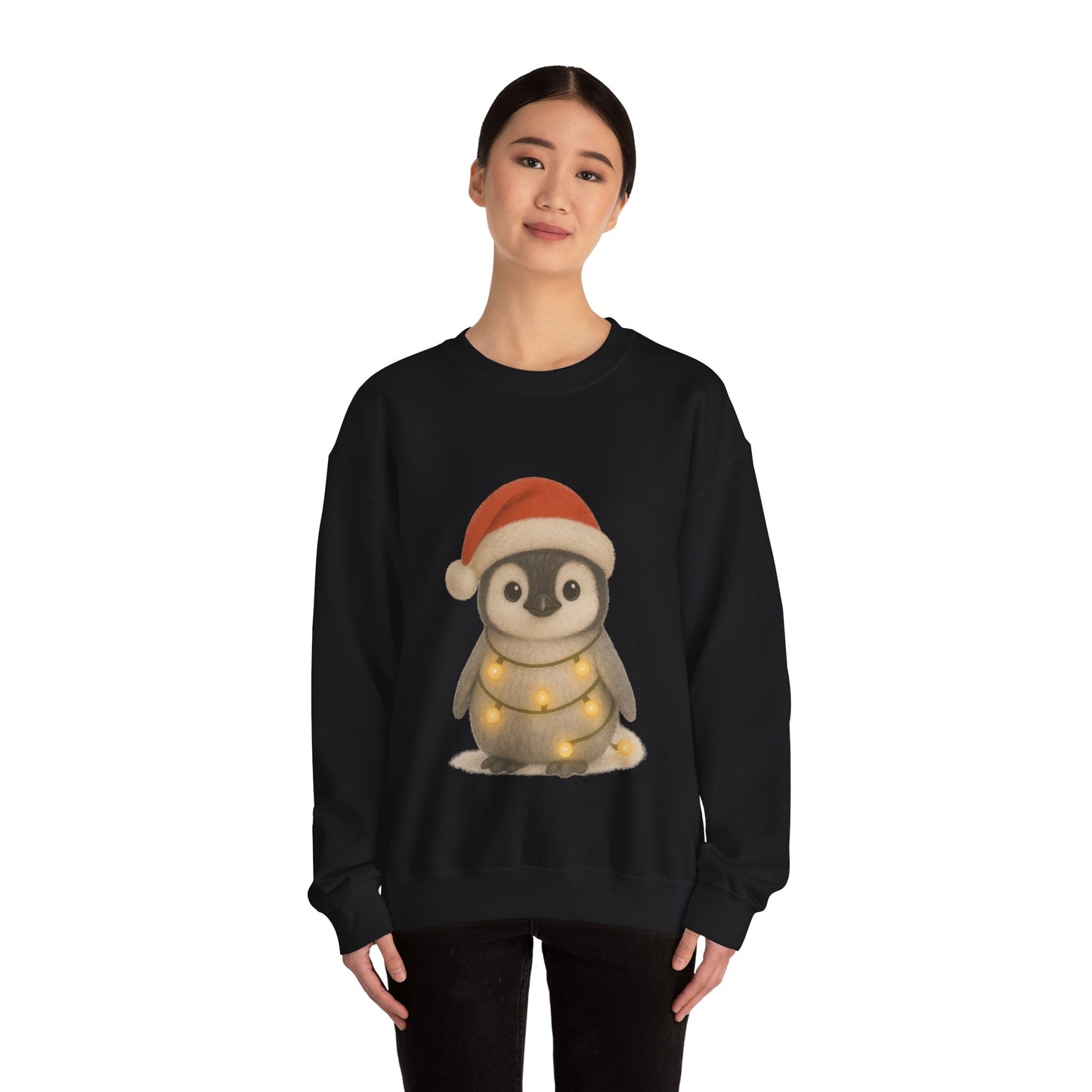 Cozy Penguin Chick Christmas Jumper
