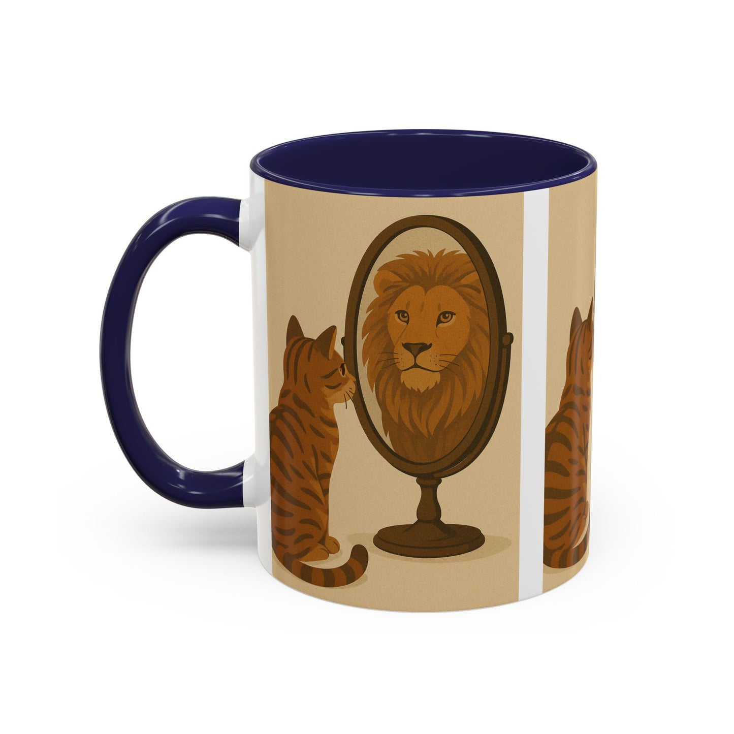 Cat and Lion Mug