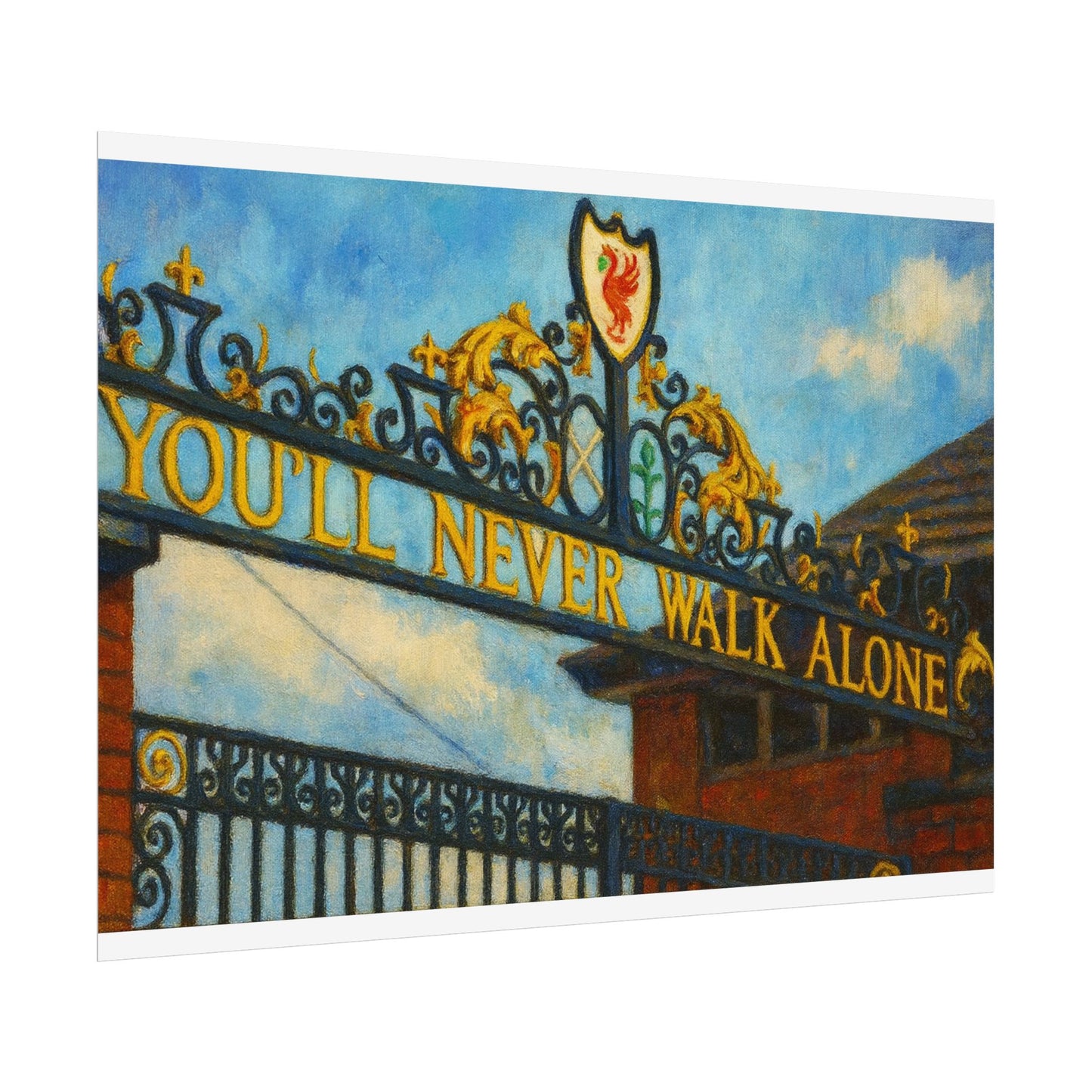 Liverpool FC Shankly Gates Art Poster