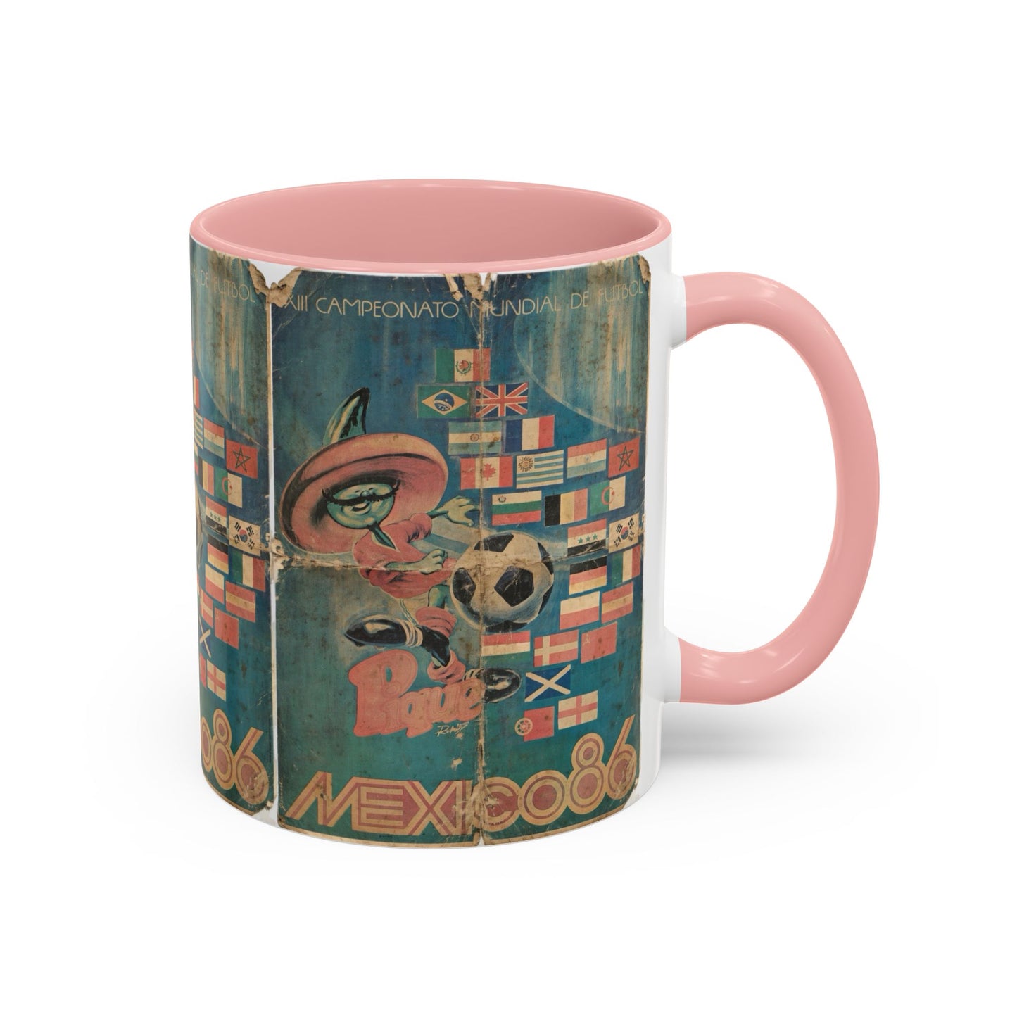 Mexico 86 Poster Pique Kick Coffee Mug (11, 15oz)