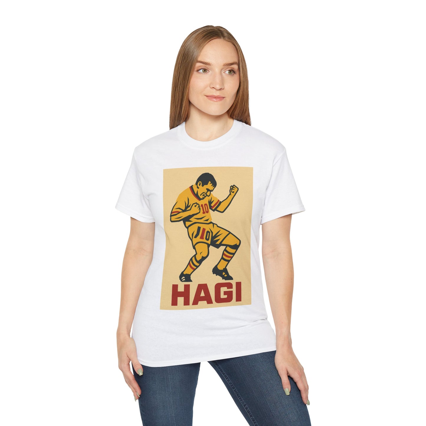 Gheorghe Hagi Propaganda Poster - Romania