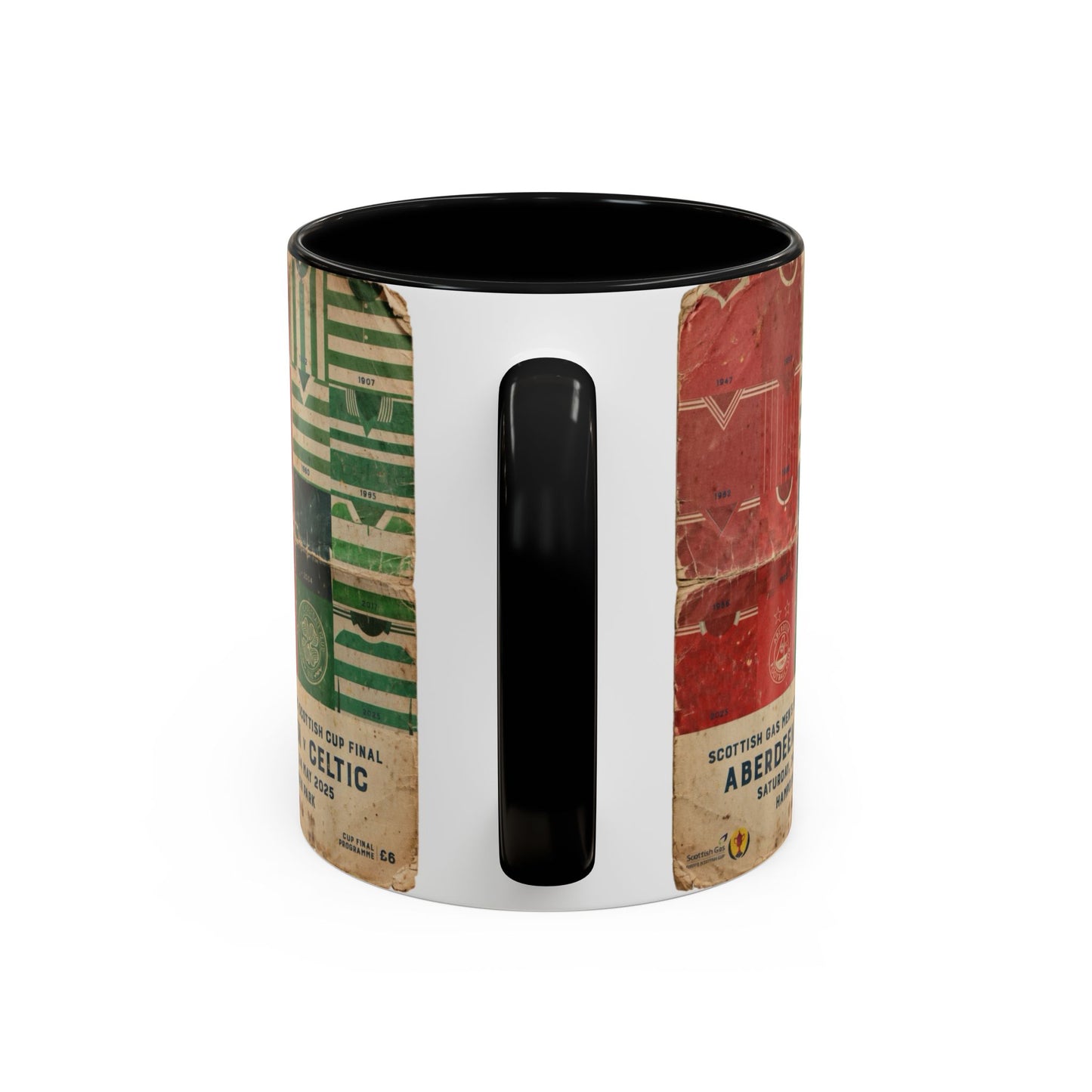 2025 Scottish Challenge Cup Aberdeen Celtic Programme Poster Accent Coffee Mug (11, 15oz)