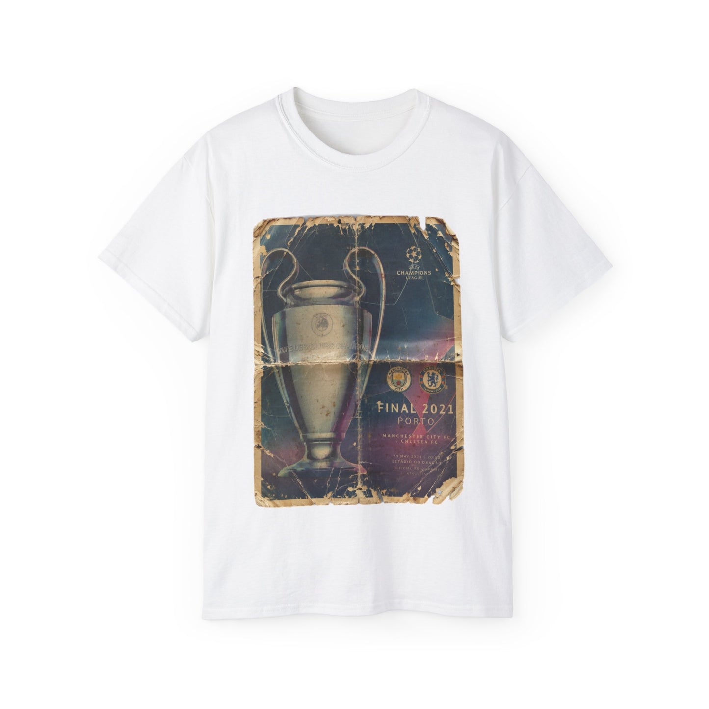 2021 UCL Final Chelsea Manchester City Poster Unisex Ultra Cotton Tee