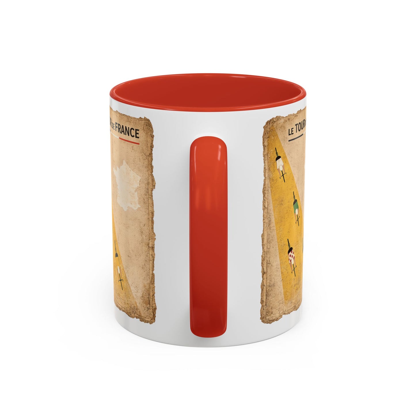 Tour de France Road Accent Coffee Mug (11, 15oz)