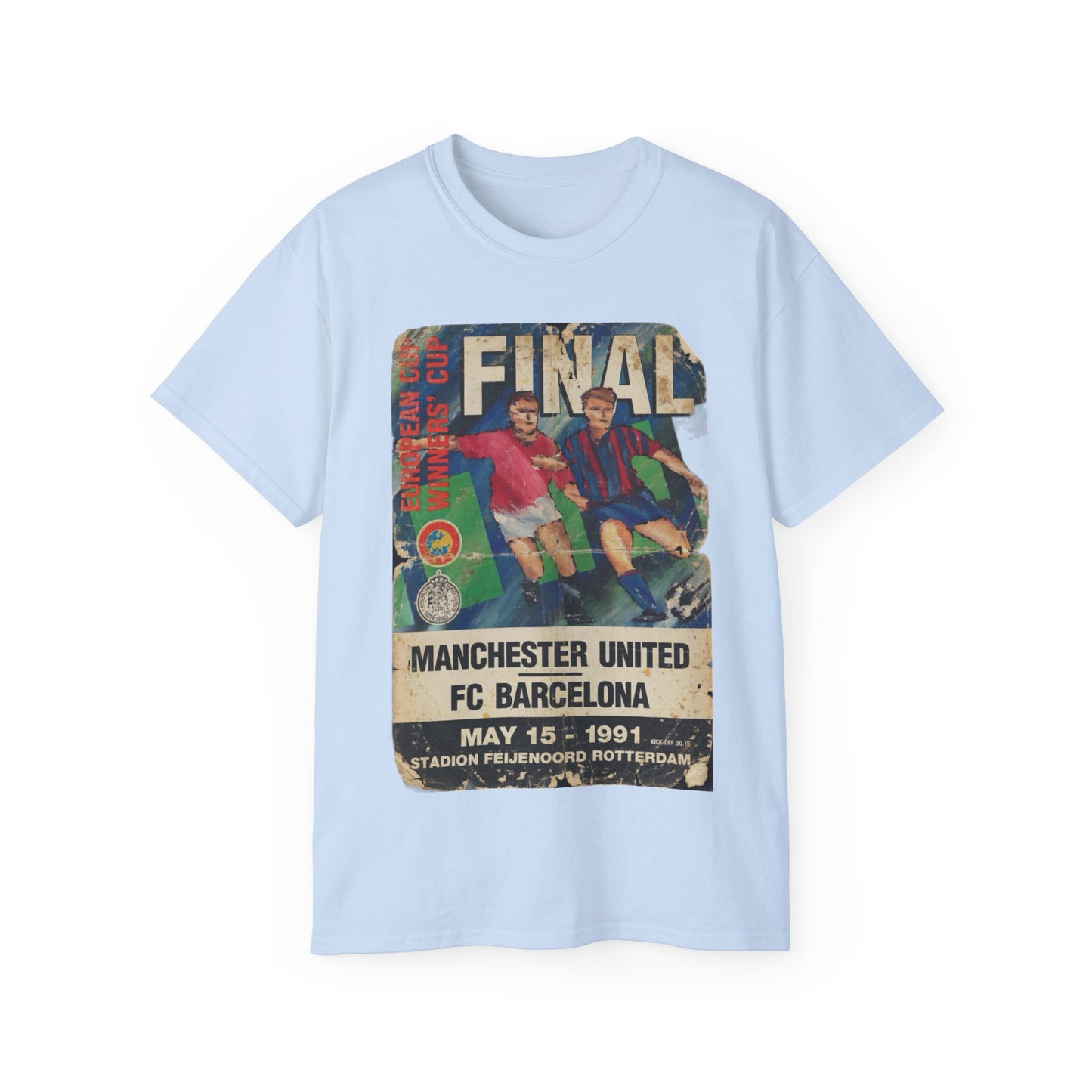 1991 Cup Winners Cup Final Poster Manchester United