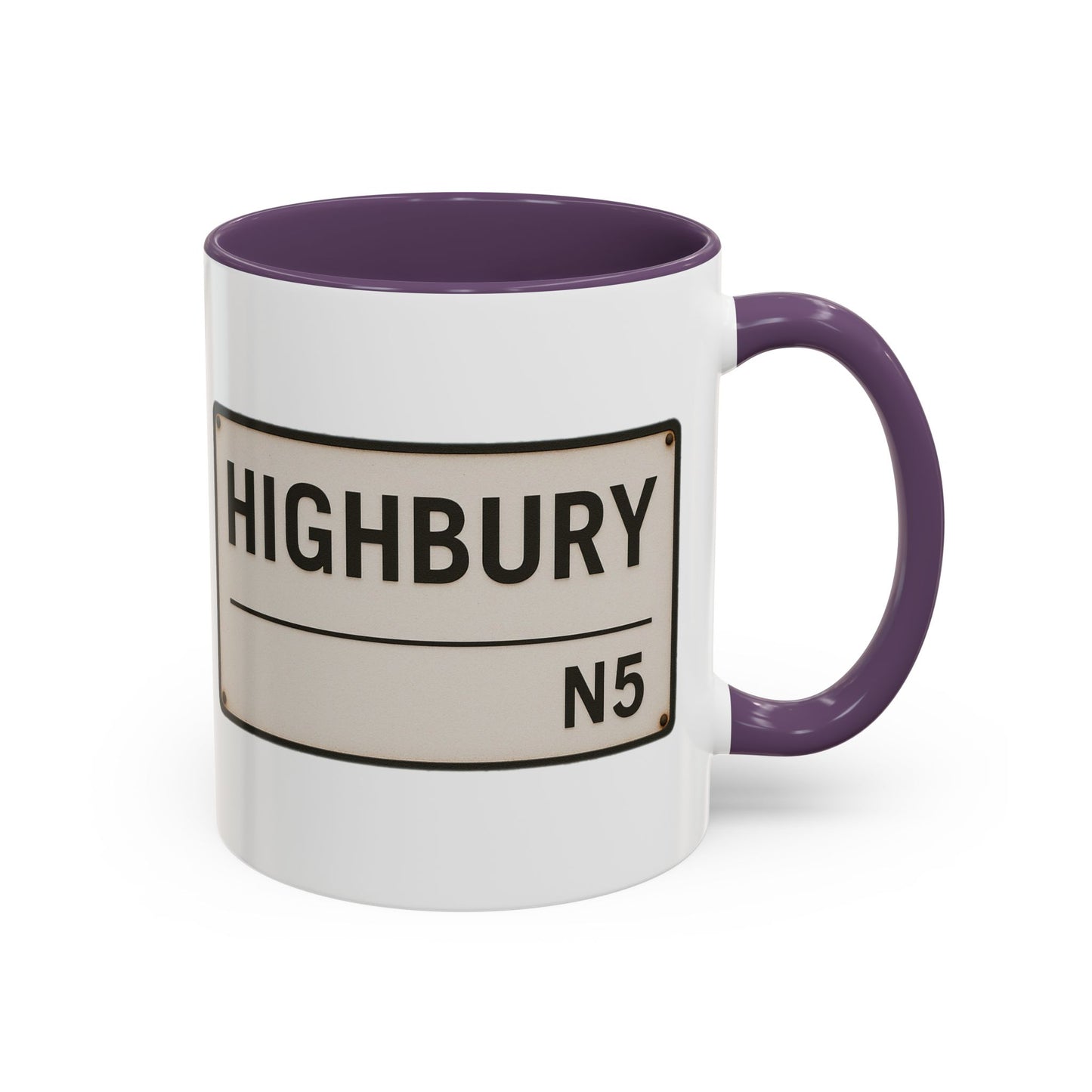Highbury Arsenal Road Sign Mug