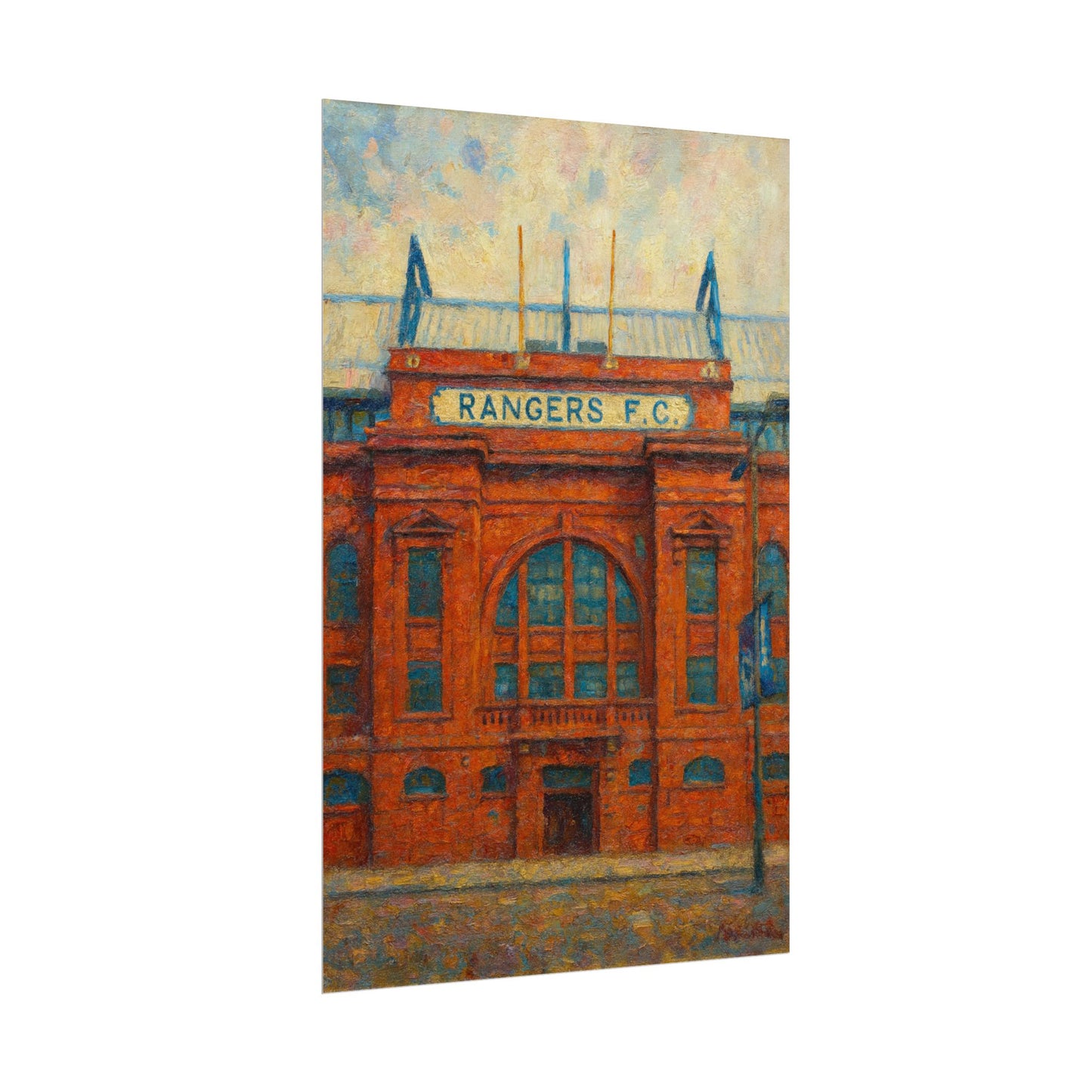 Ibrox Stadium Rangers FC Rolled Posters