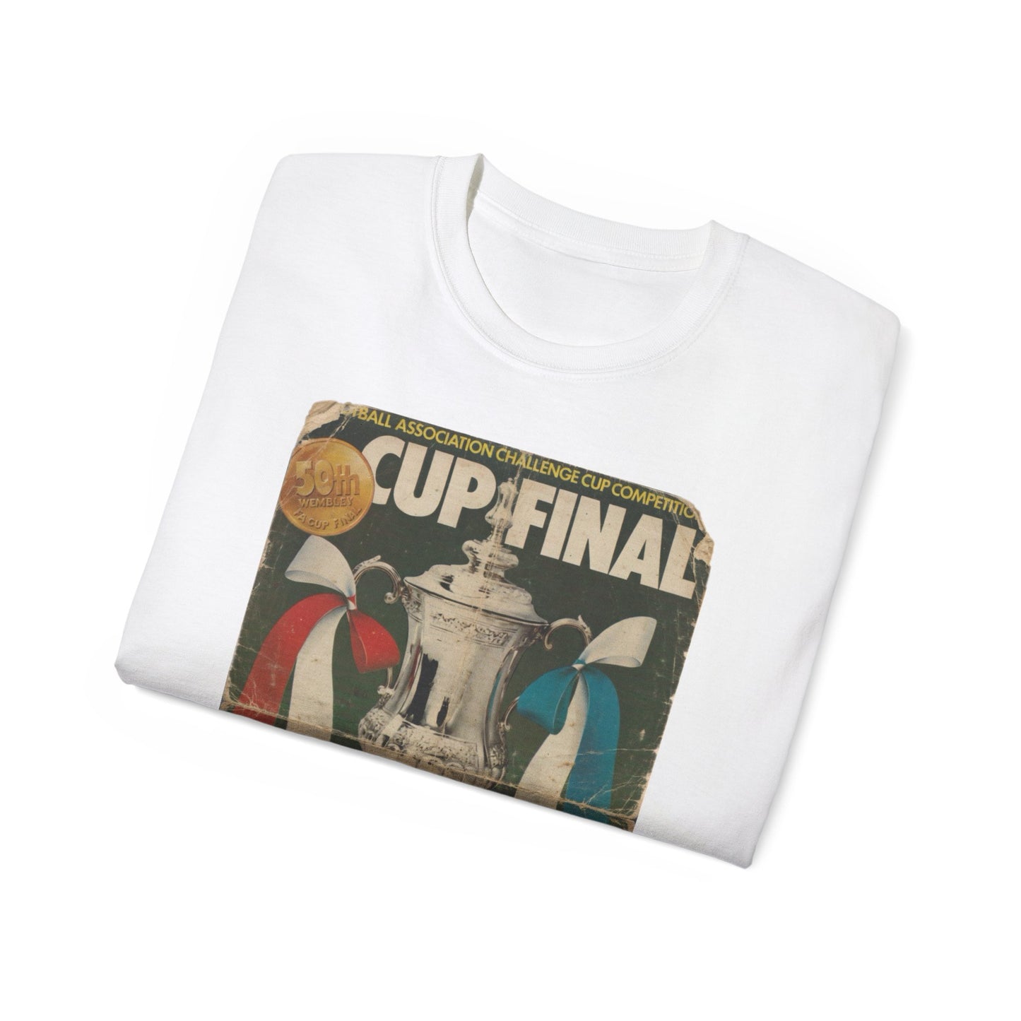 1978 FA Cup Final Programme Ipswich Town Arsenal Poster Unisex Ultra Cotton Tee