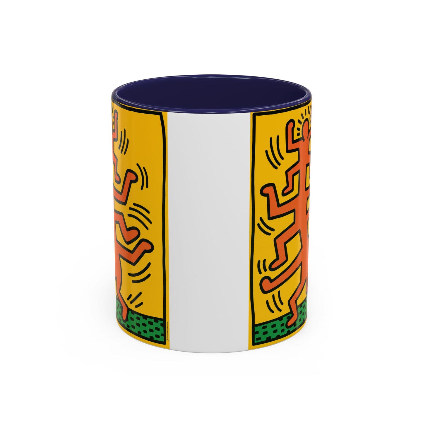 Keith Haring Plate No. 1 (from the Growing suite) Orange Mug