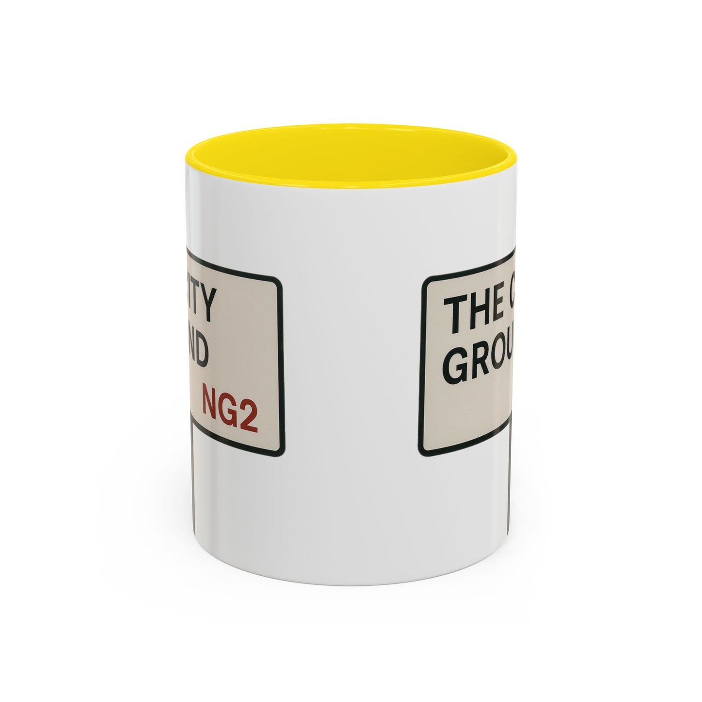 The City Ground Nottingham Forest Road Sign Mug
