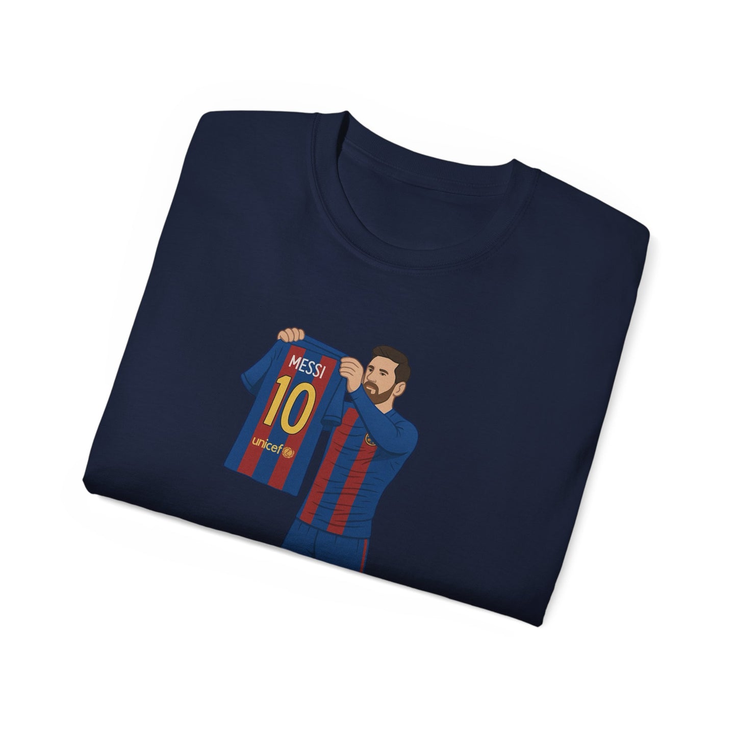 Lionel Messi Cartoon Subbuteo T-Shirt - Barcelona
