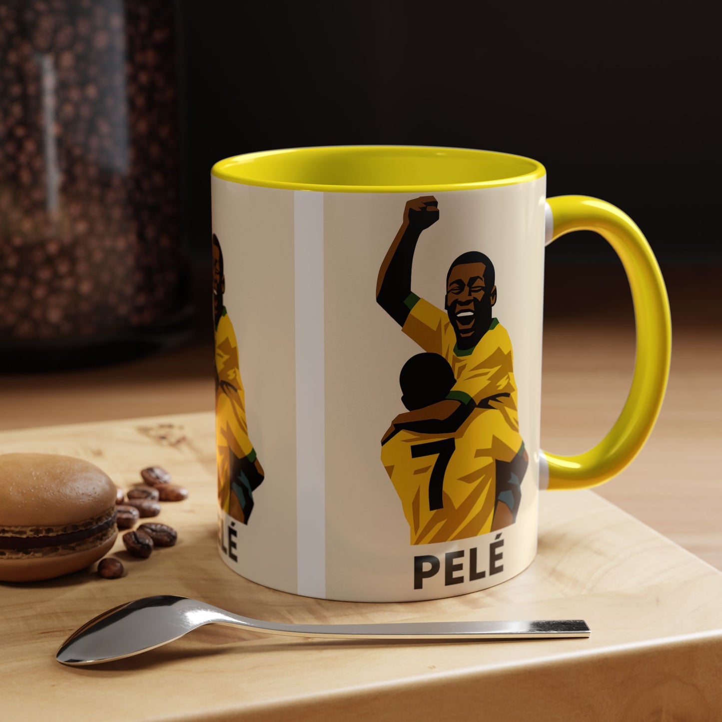 Pelé Celebration Coffee Mug - Brazil