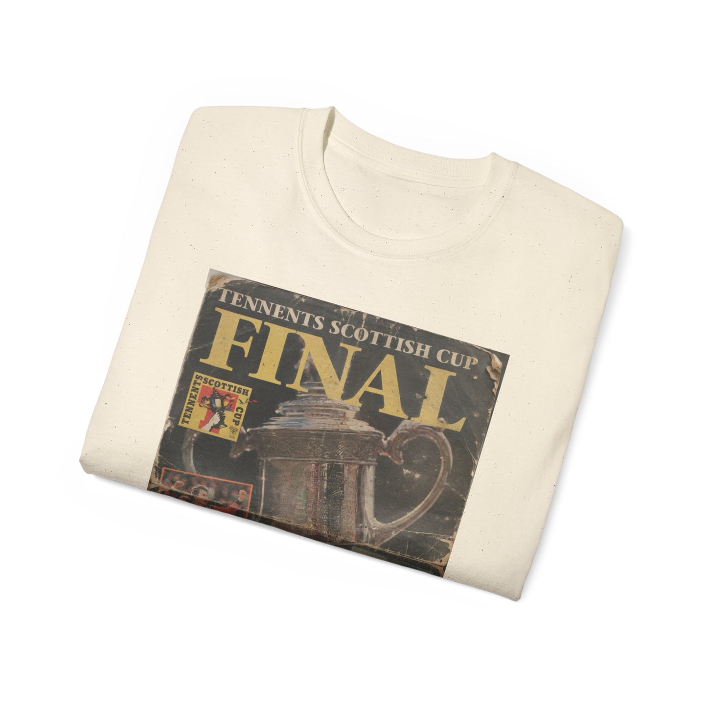 1994 Scottish Challenge Cup Final Dundee United Rangers Programme Poster Unisex Ultra Cotton Tee