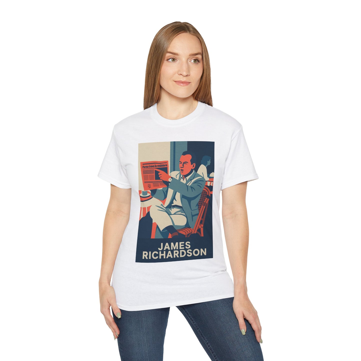 James Richardson Football Italia Channel 4 T-Shirt