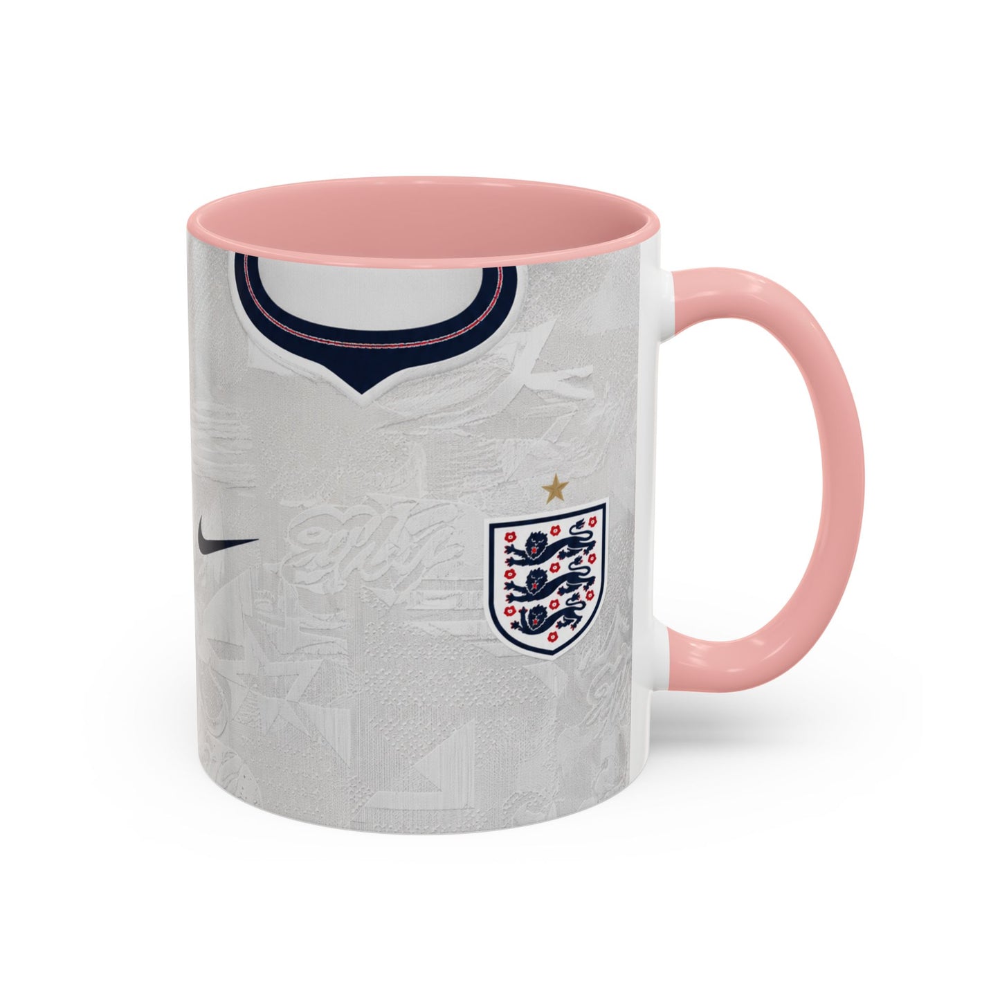 England 2026 World Cup Shirt Accent Coffee Mug (11, 15oz)