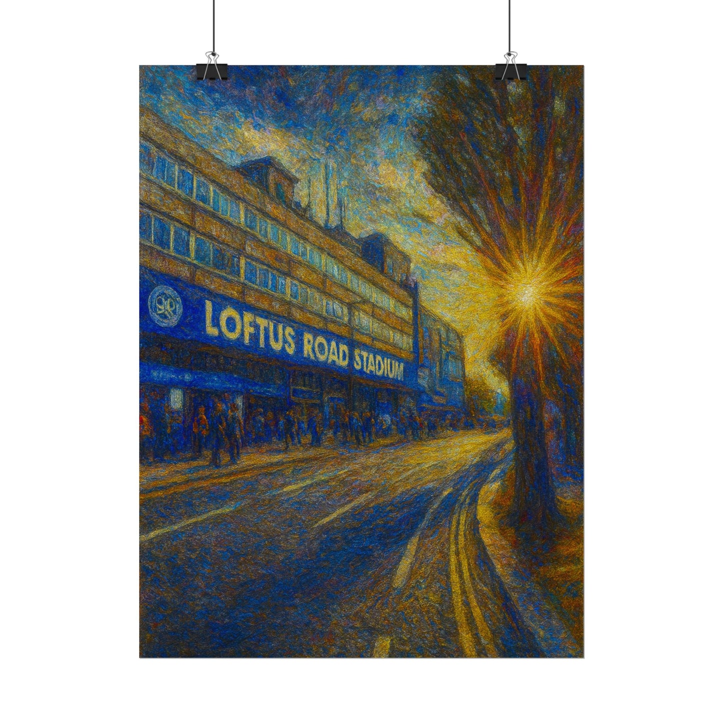 Queens Park Rangers Loftus Road Stadium Rolled Poster