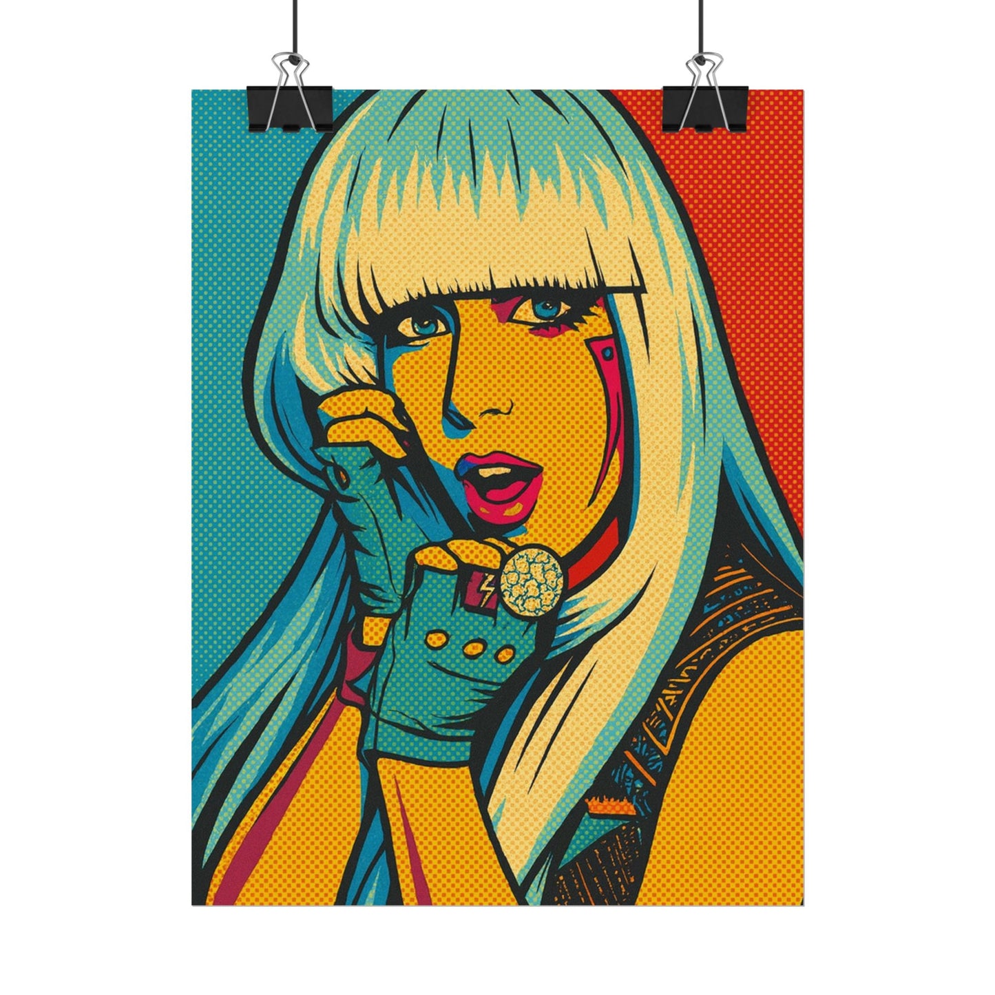 Lady G a g a Pop Art Poster