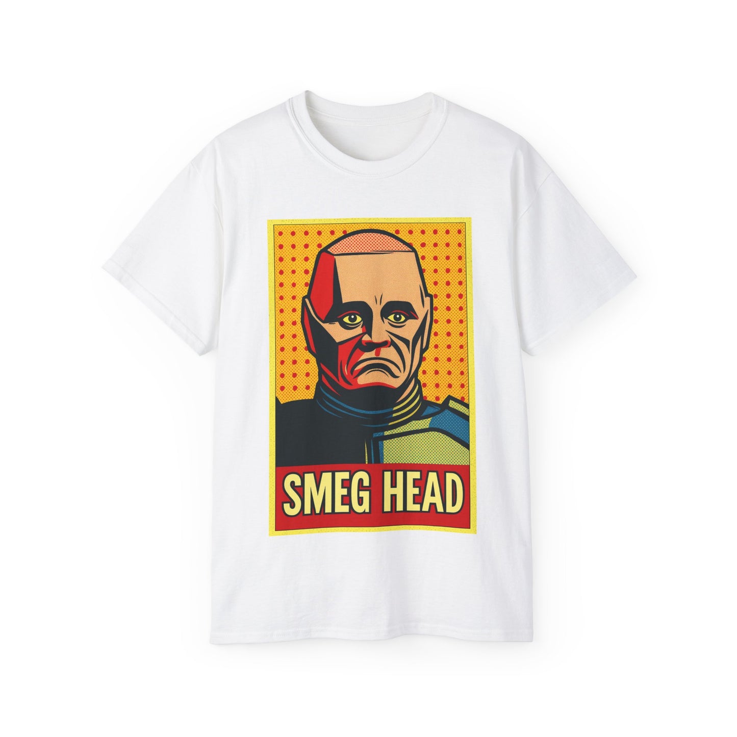 Kryten Smeg Head Red Dwarf T-Shirt