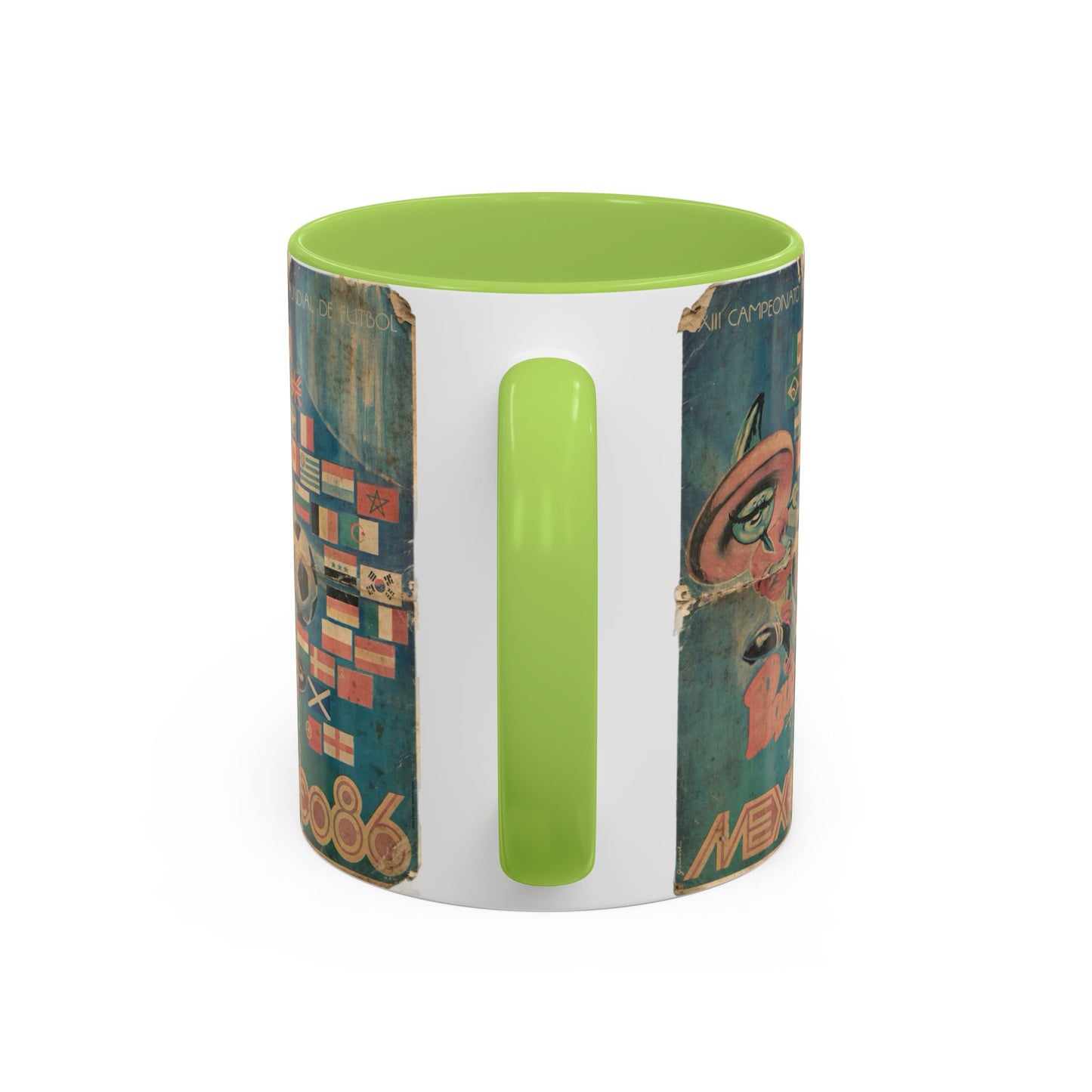 Mexico 86 Poster Pique Kick Coffee Mug (11, 15oz)
