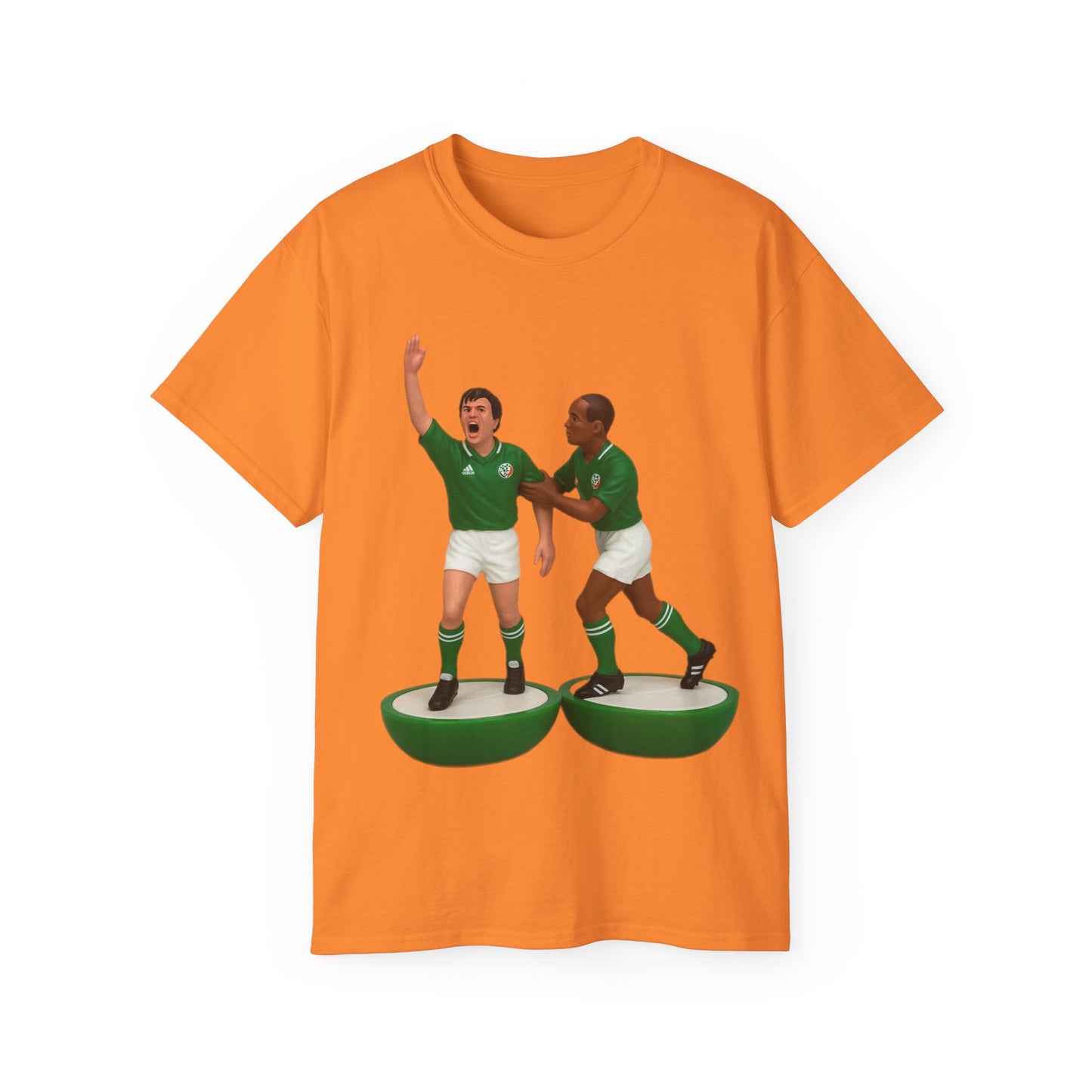 Ray Houghton And Terry Phelan Subbuteo T-Shirt - Ireland