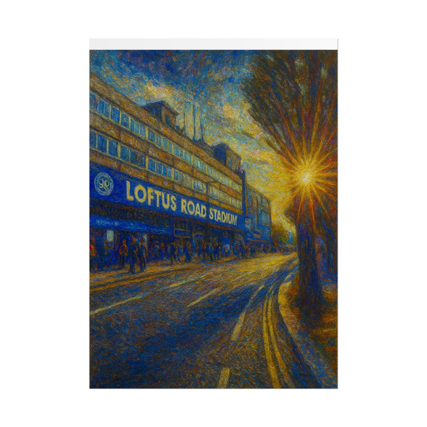 Queens Park Rangers Loftus Road Stadium Rolled Poster