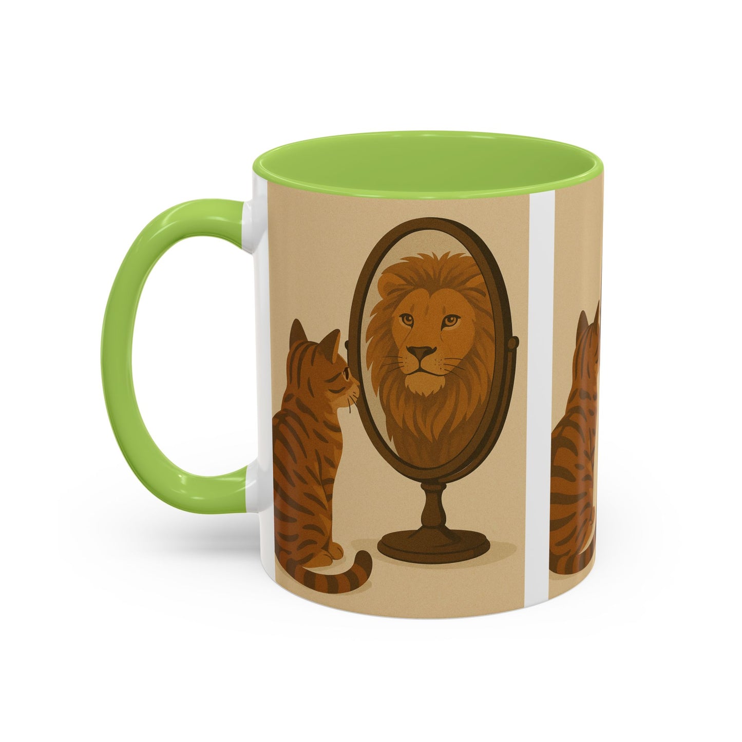 Cat and Lion Mug