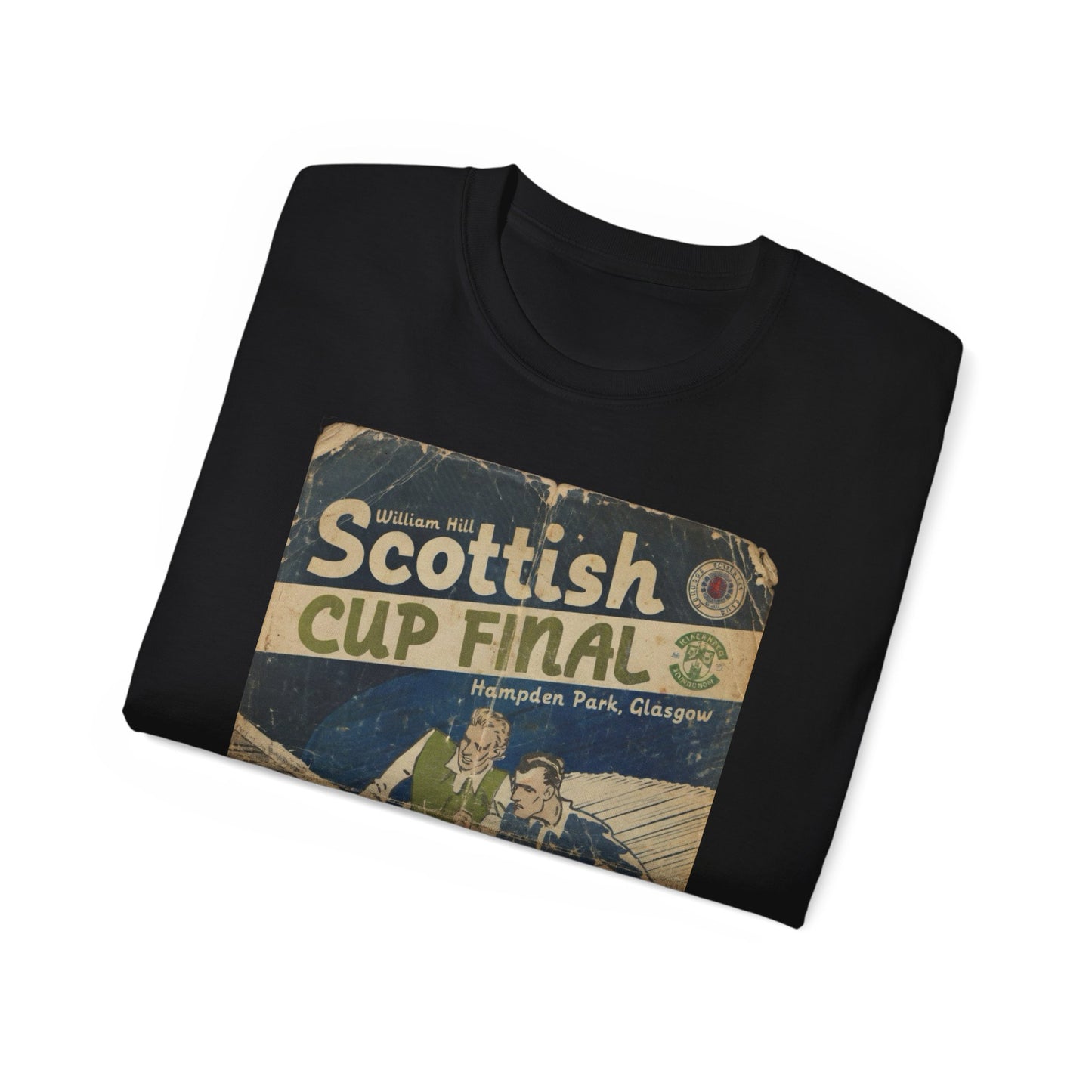 2016 Scottish Challenge Cup Final Hibernian Rangers Programme Poster Unisex Ultra Cotton Tee