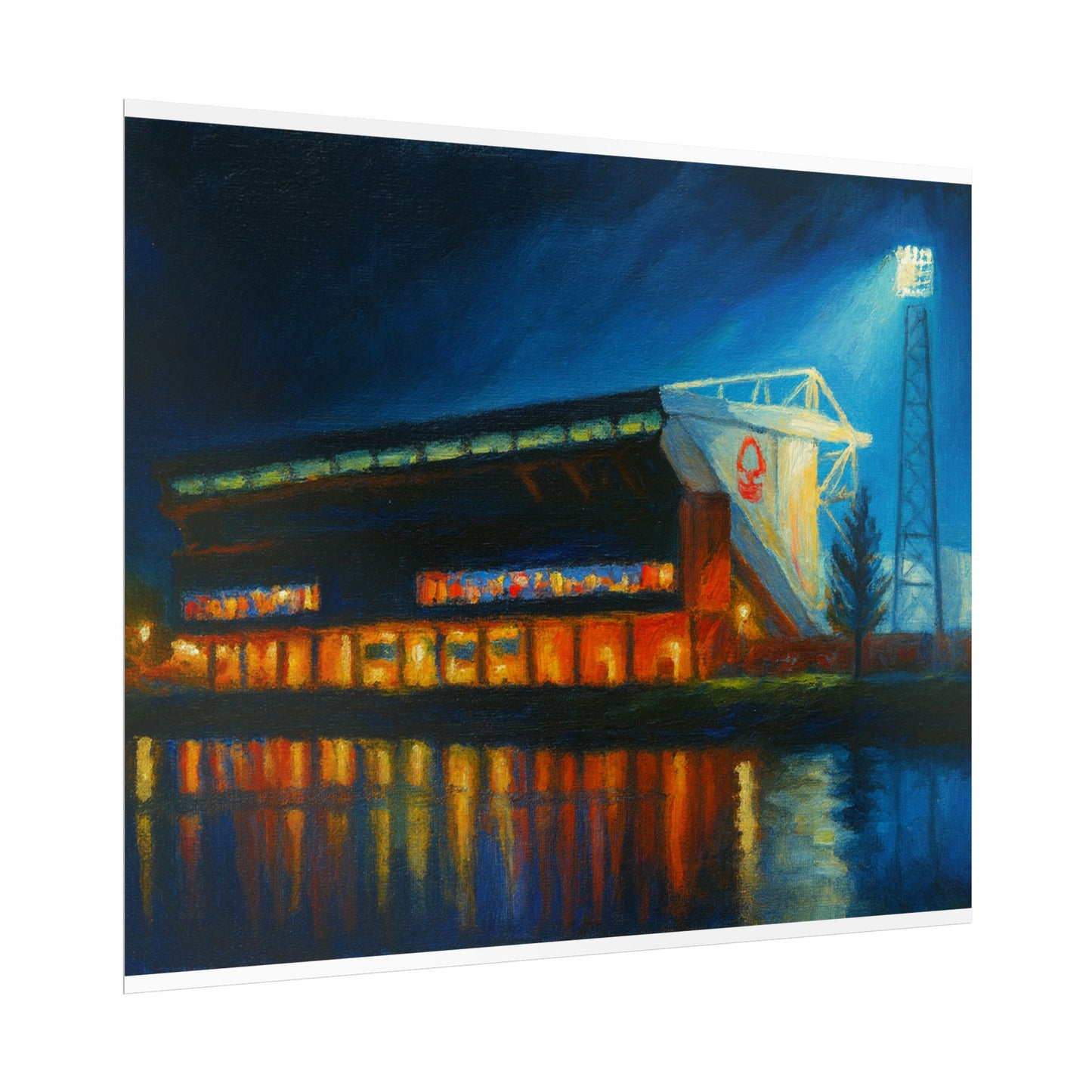 Nottingham Forest City Ground Art Poster