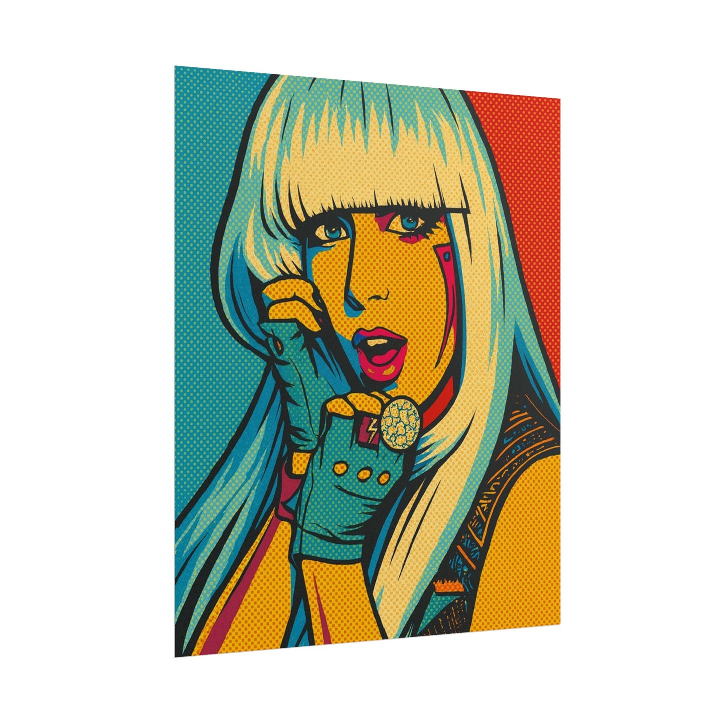 Lady G a g a Pop Art Poster