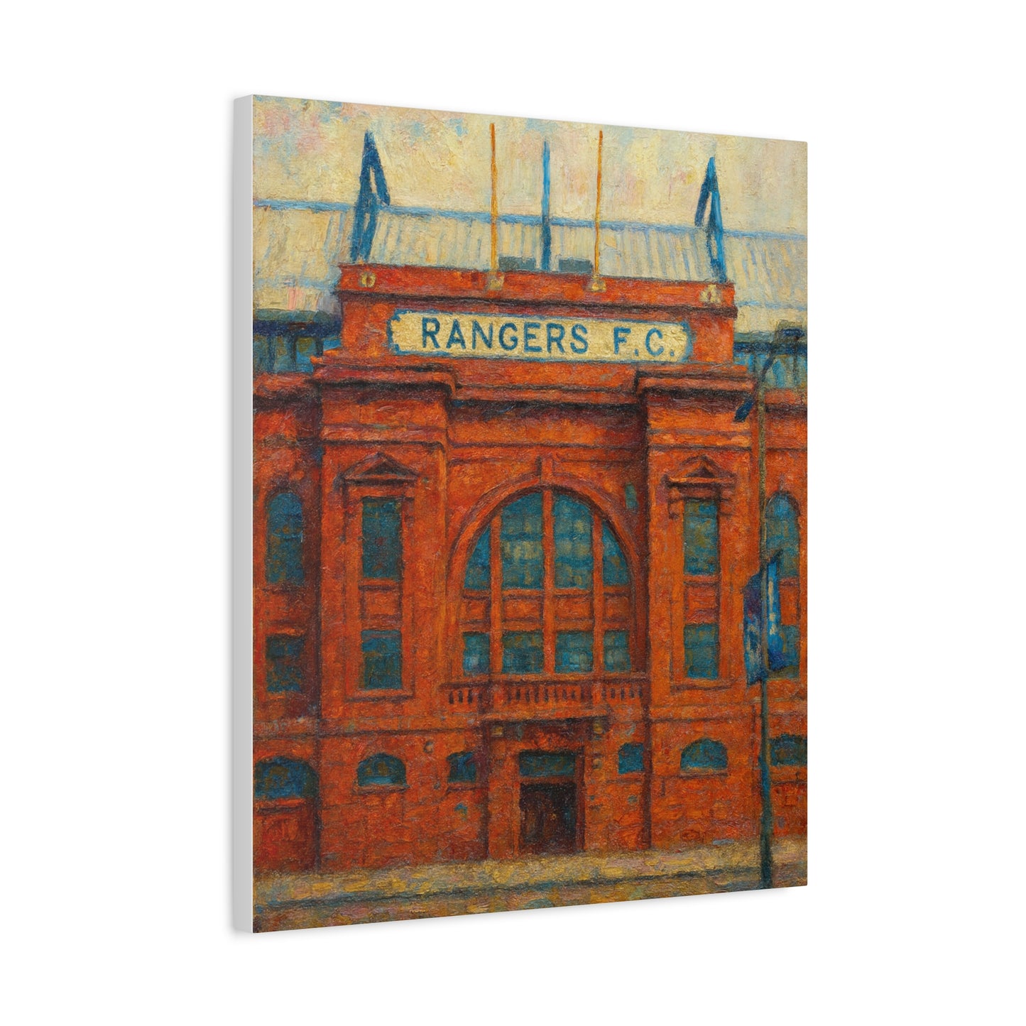 Ibrox Stadium Rangers FC Canvas Wall Art